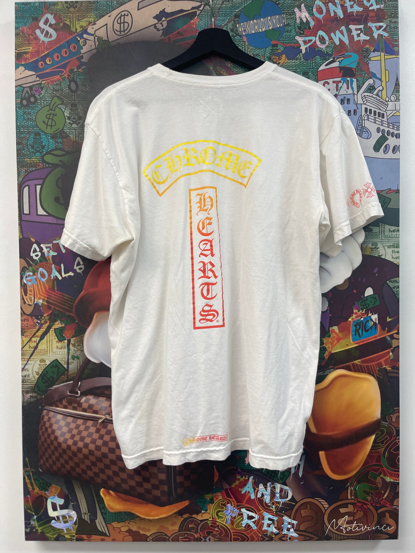 Chrome Hearts Tee Bar White Tee