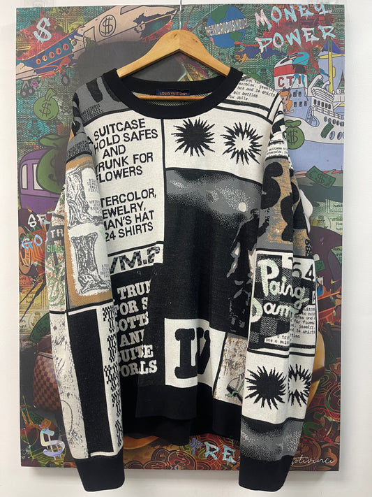 Louis Vuitton Fanzine Print Crewneck