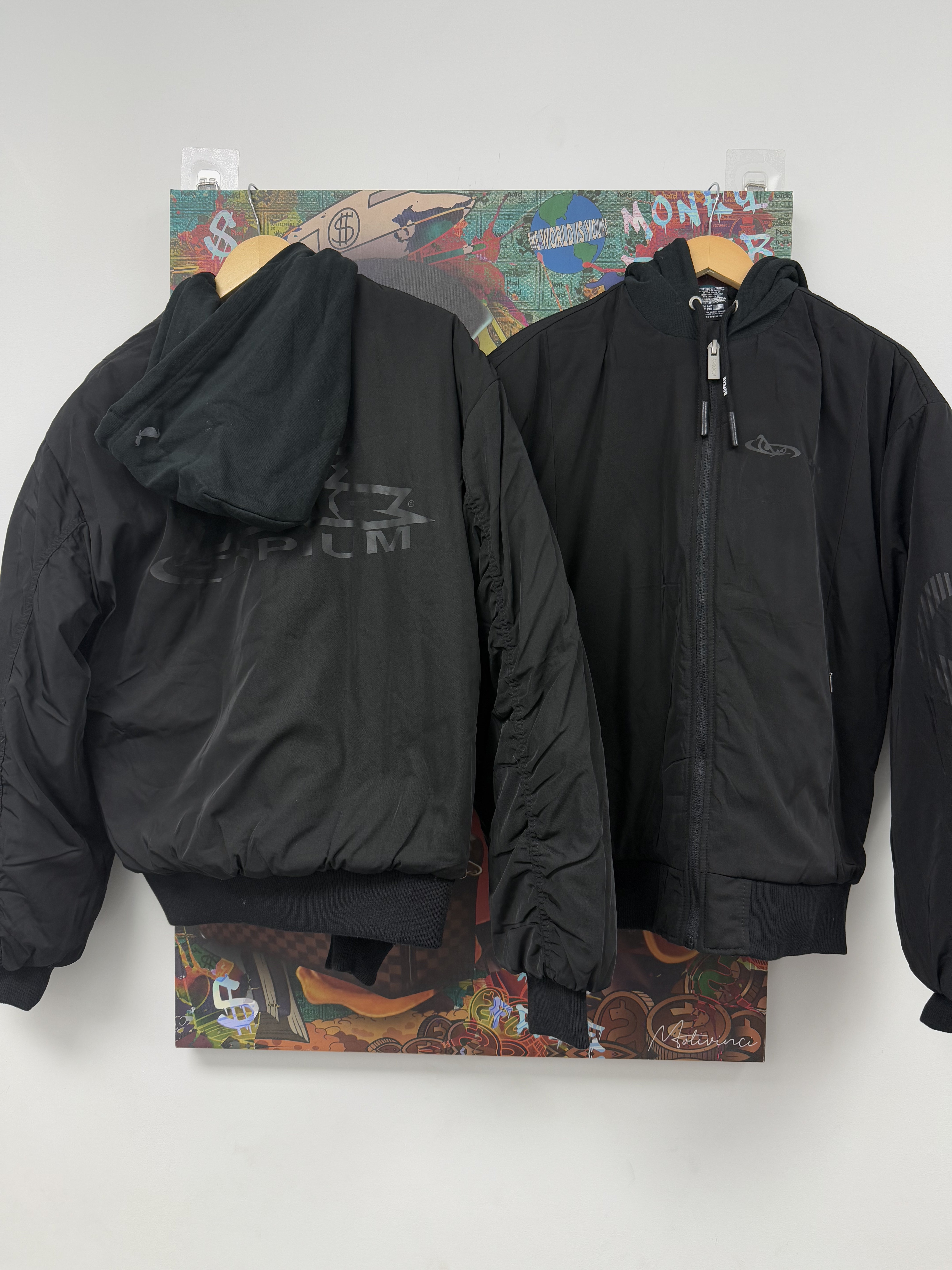 Opium Bomber Jacket Black
