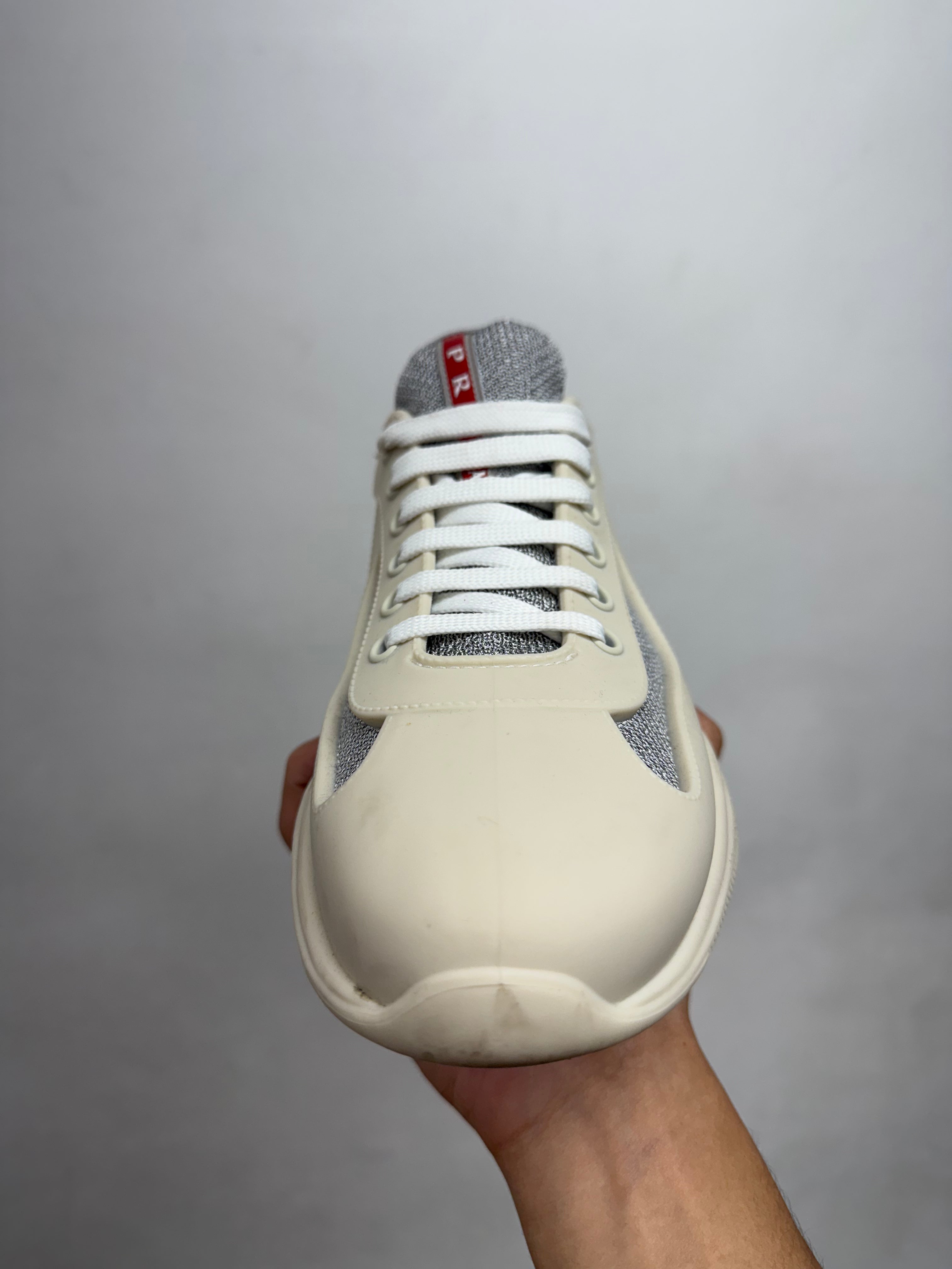 Prada Tan Runner Cups Sneakers