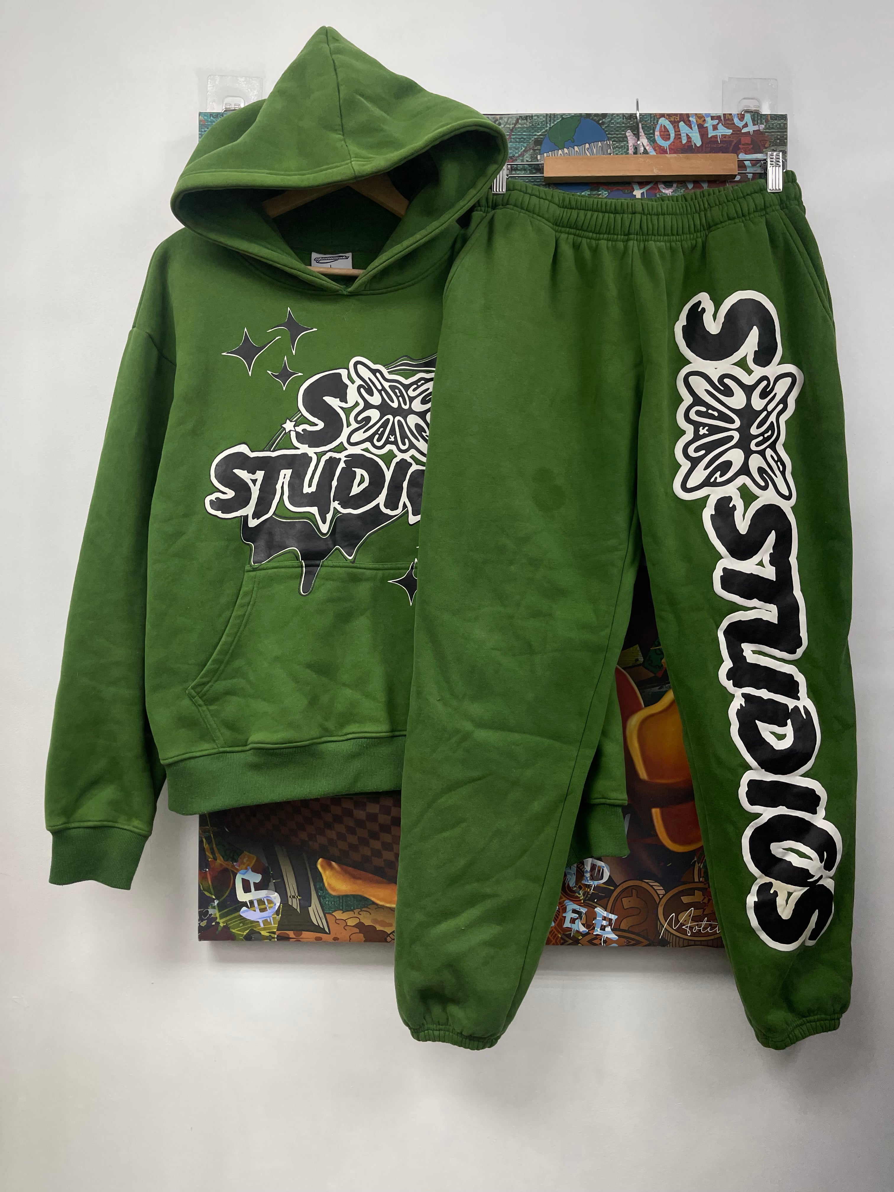 SB Studios Green Sweatsuit
