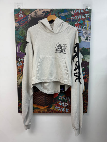 Rivington 123 RRR123 Grey Cropped Hoodie