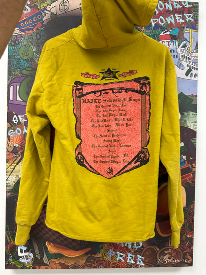 Barriers Hoodie Yellow Medium Used