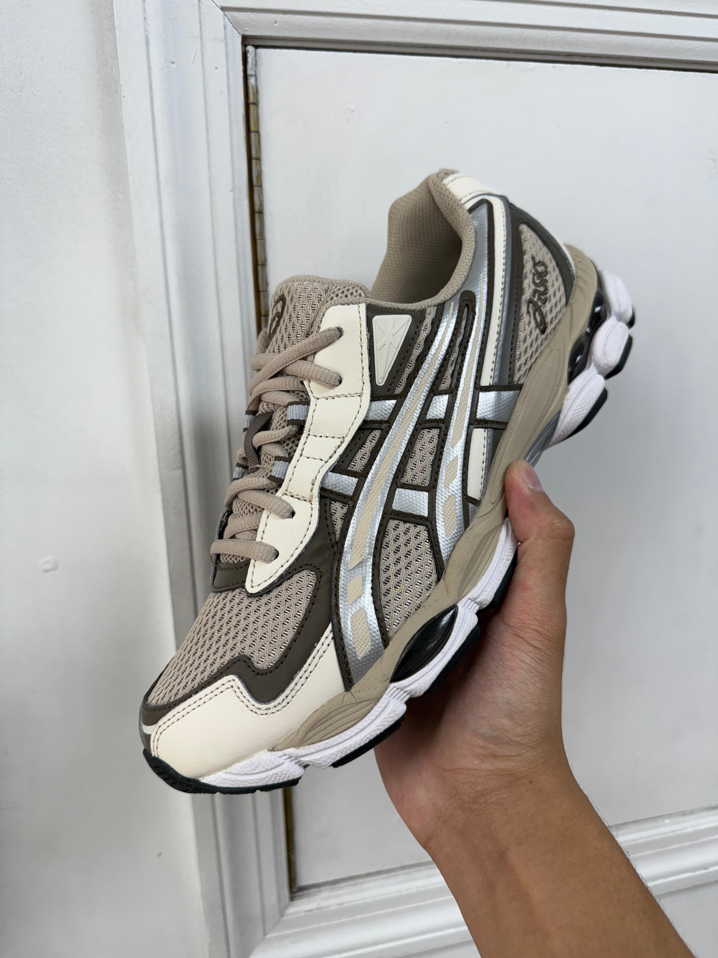 ASICS Cream Brown Gel-NYC Sneakers