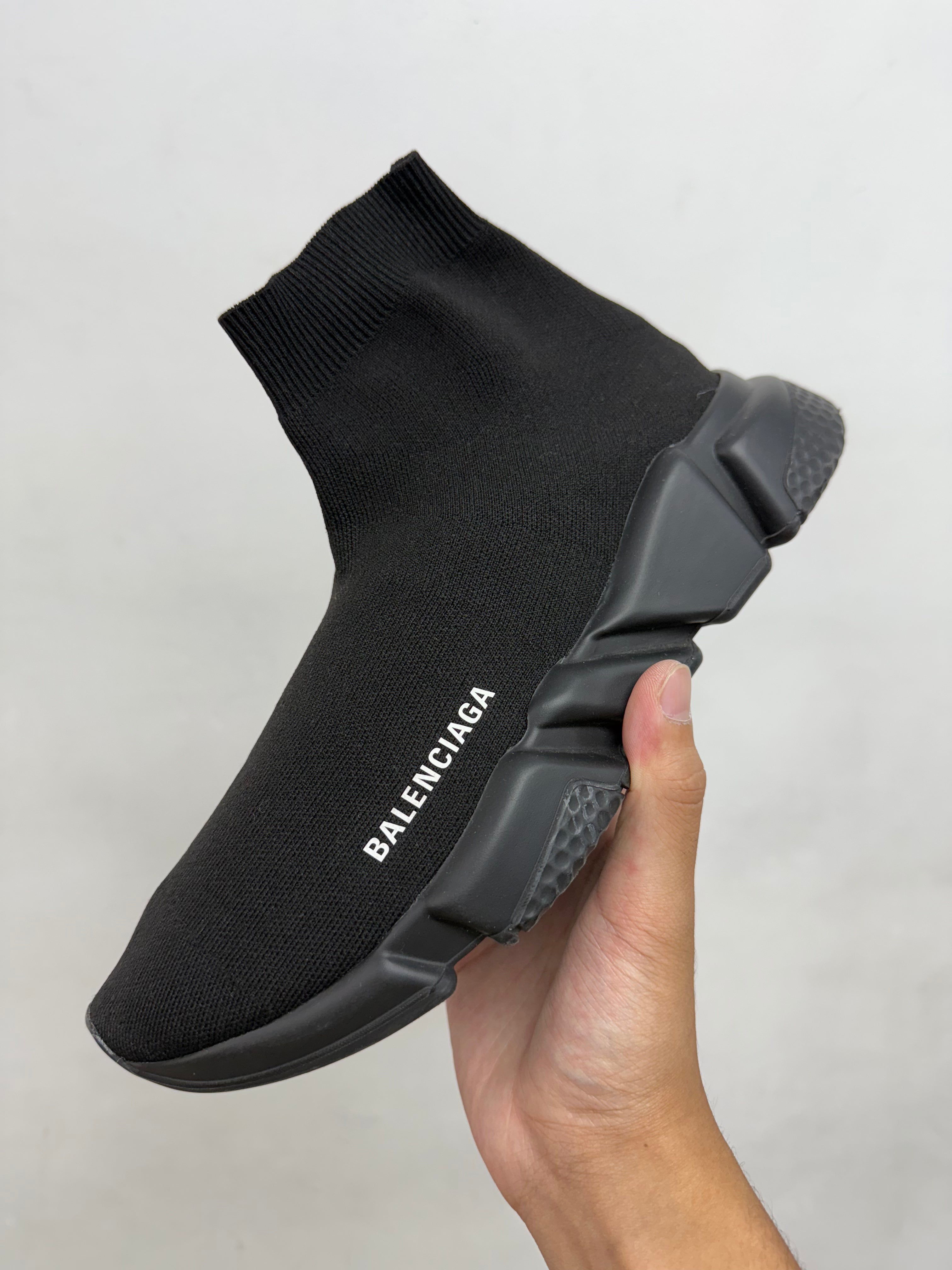 Balenciaga Triple Black Speed Trainer Sneakers