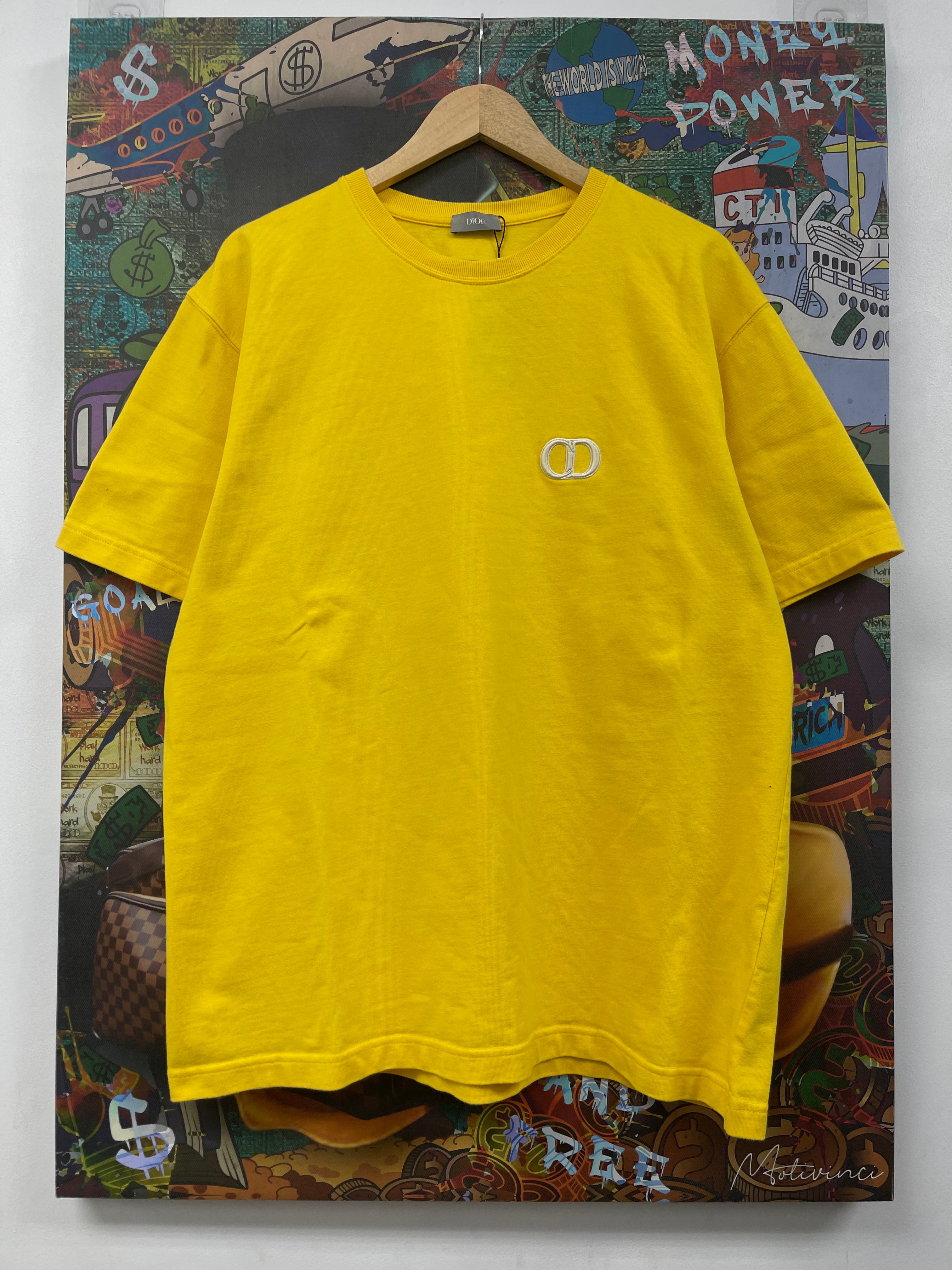 Dior Yellow Cream Icon Tee
