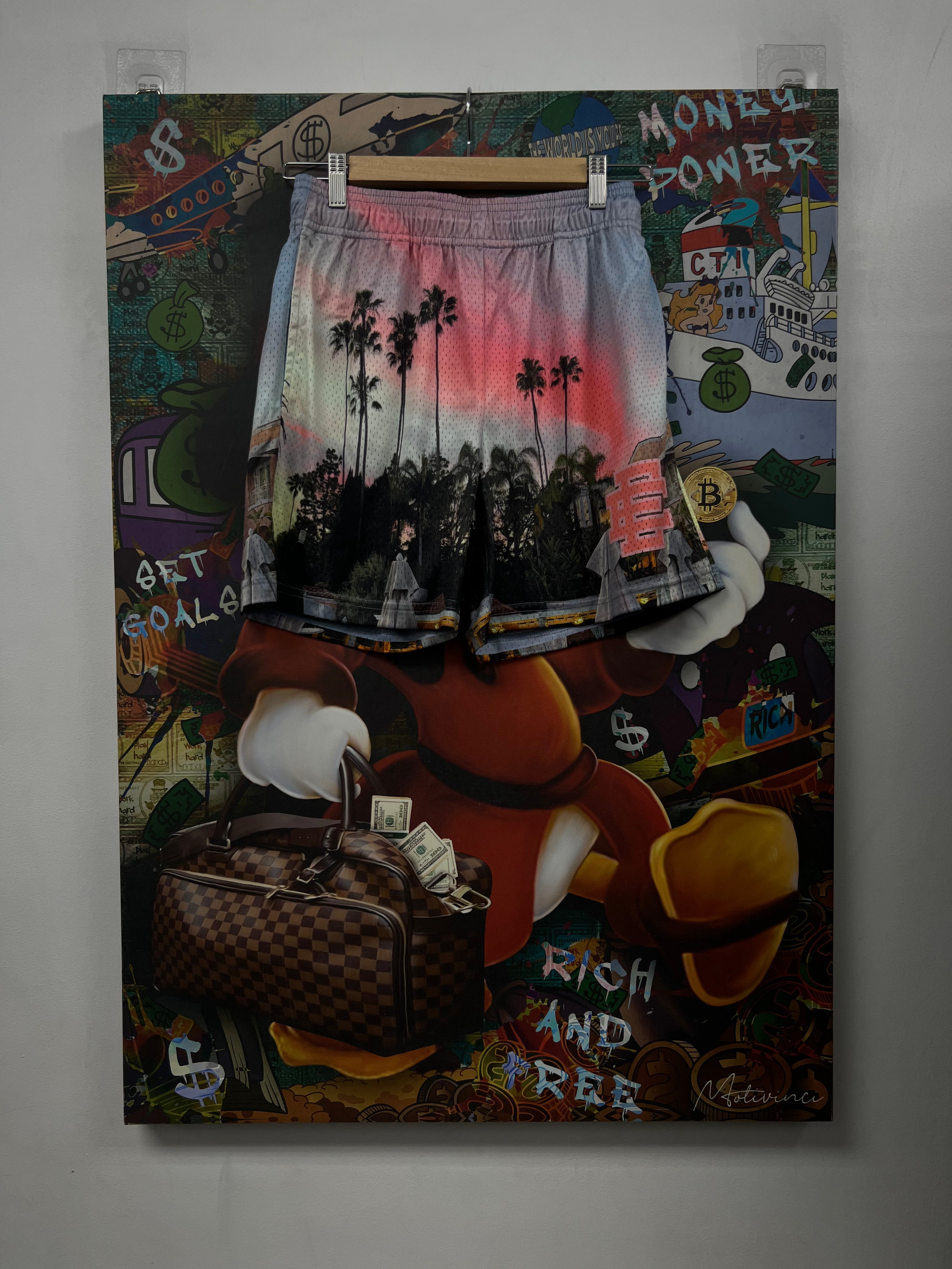 Eric Emanuel Sunset Palms Shorts