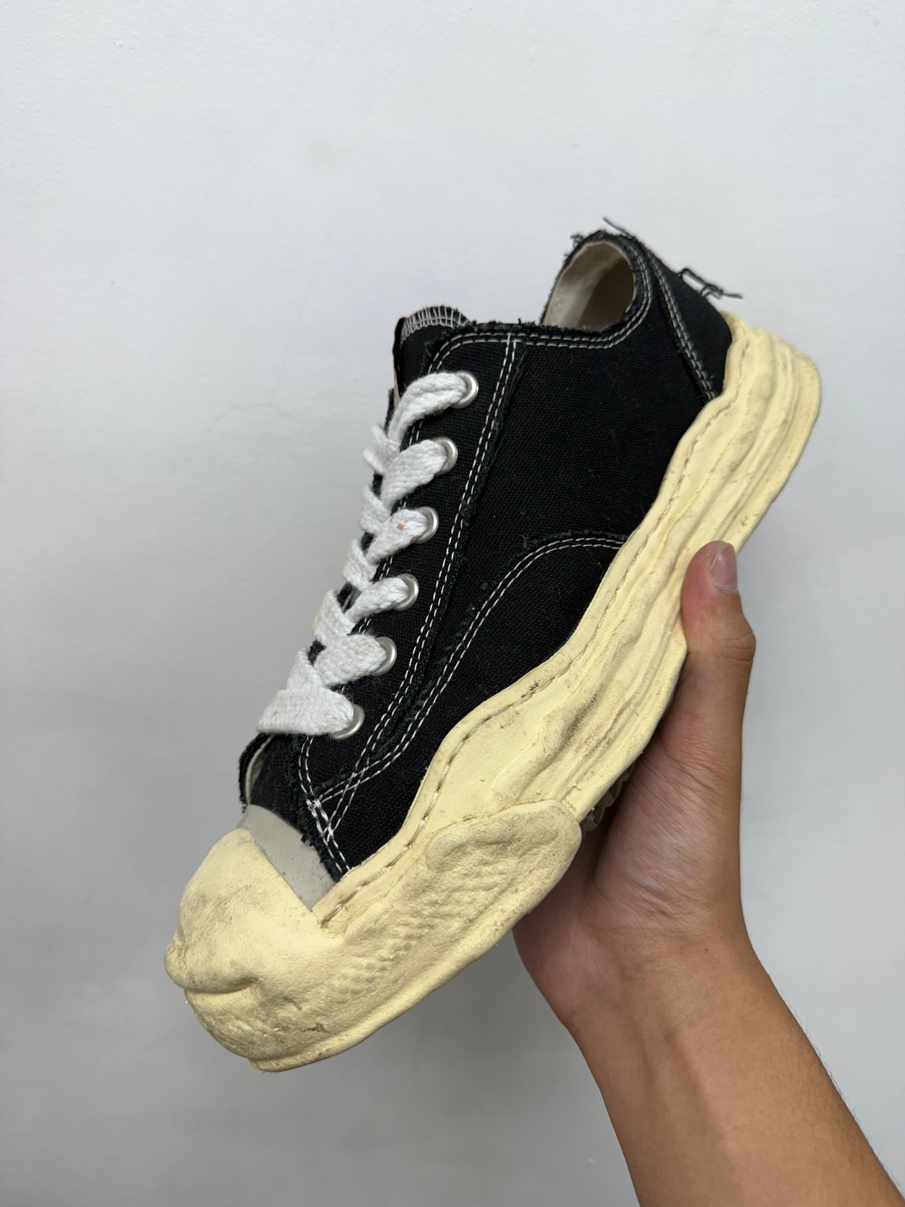 MMY Black Cream Peterson Low Sneakers