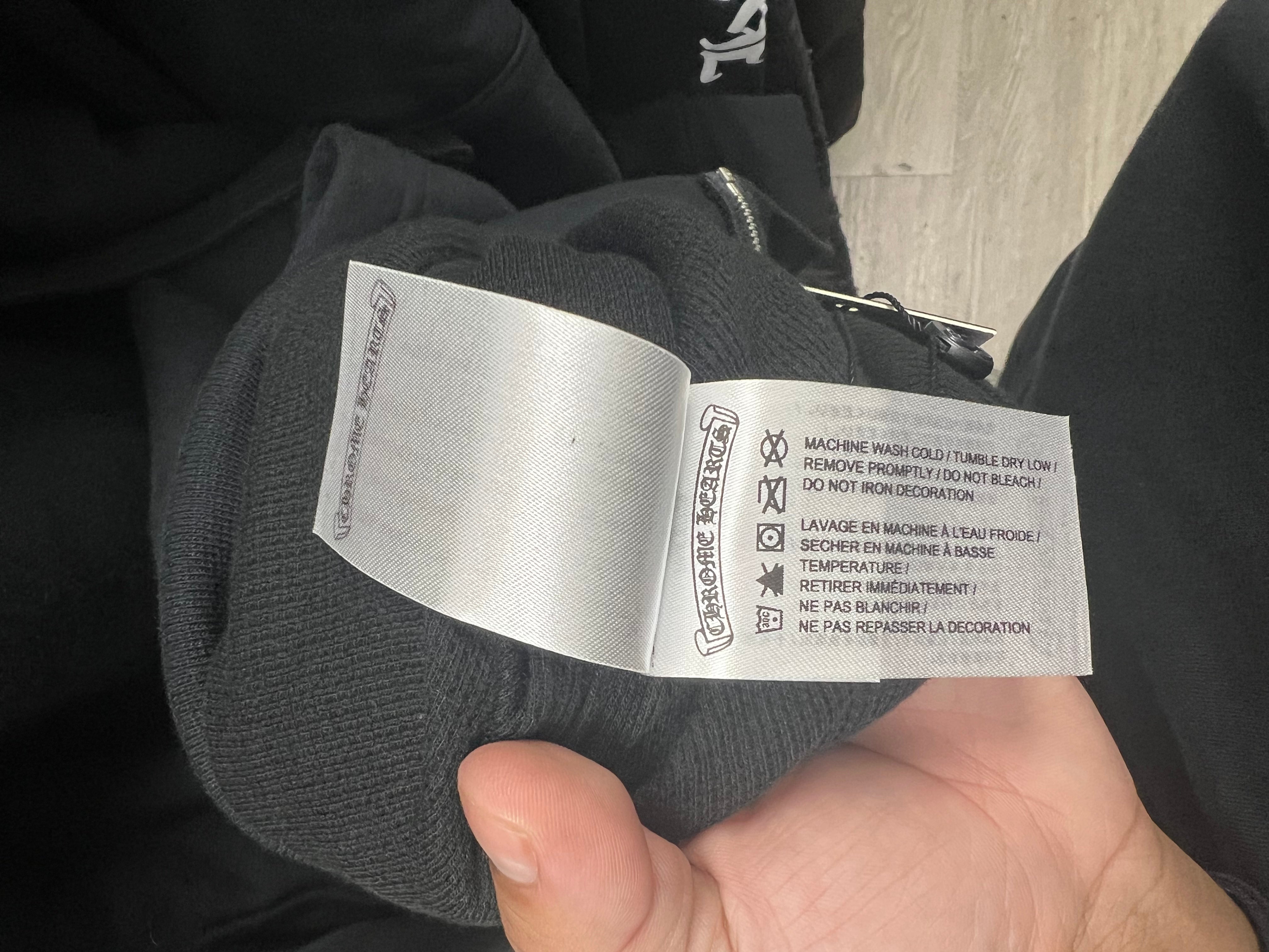 Chrome Hearts Black White Thermal Vertical Zip Up
