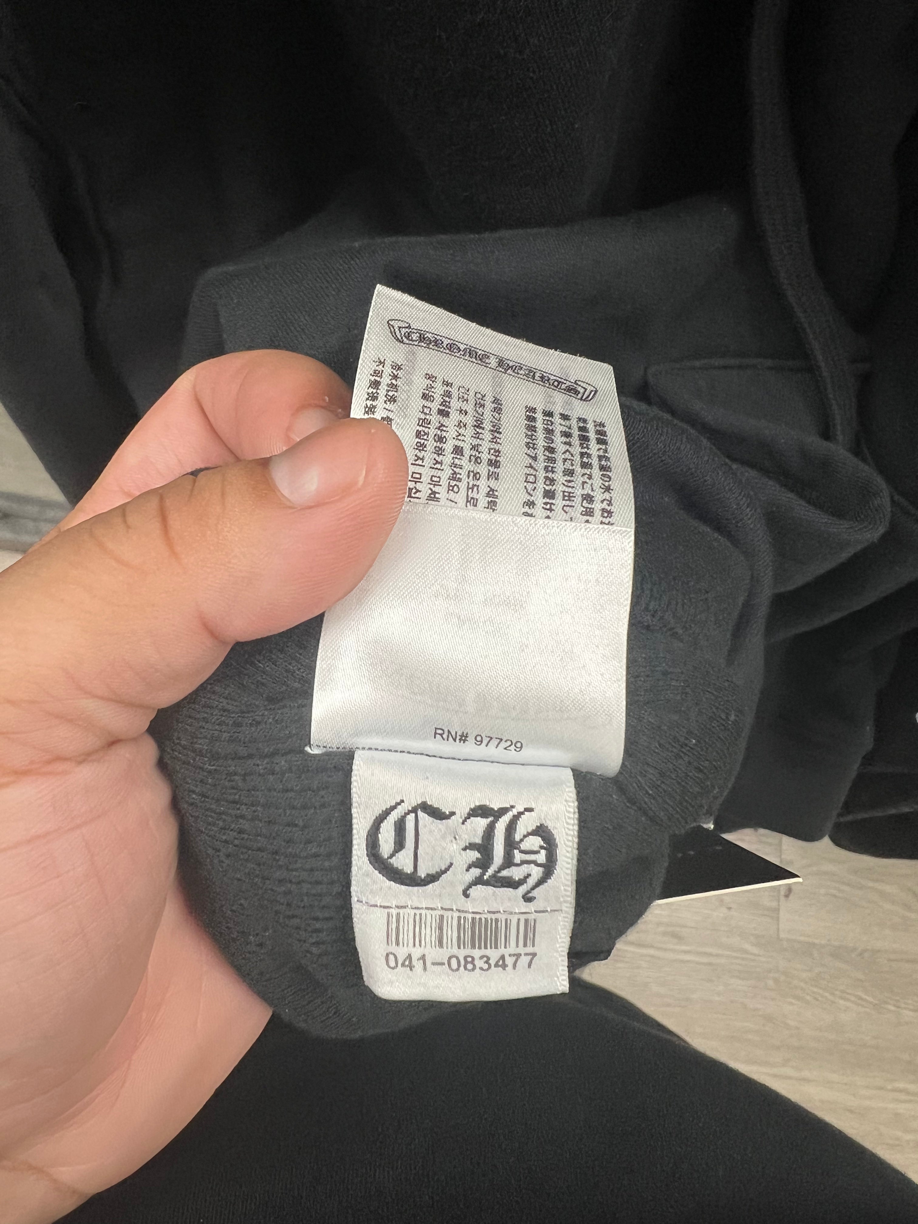 Chrome Hearts Black White Thermal Vertical Zip Up
