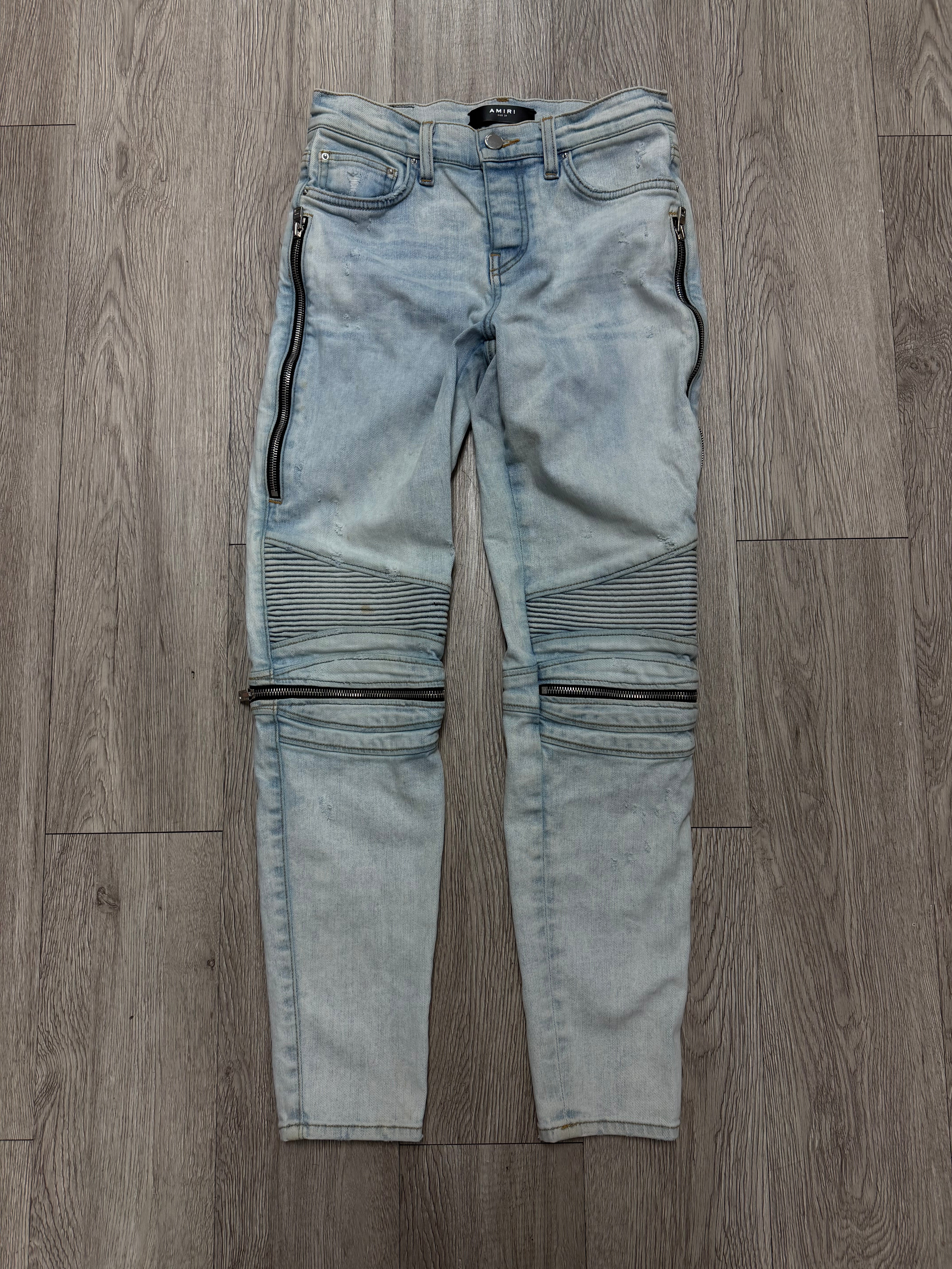 Amiri Stone Wash Denim Patch MX2 Jeans