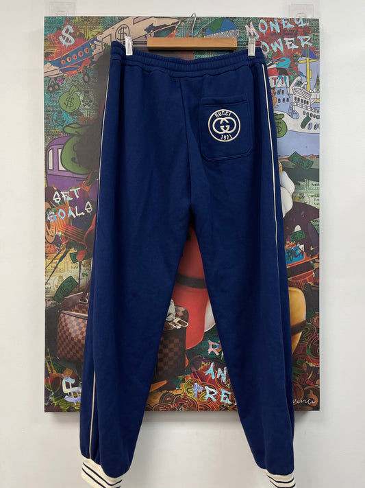 Gucci GG 1921 Logo Blue Sweatpants