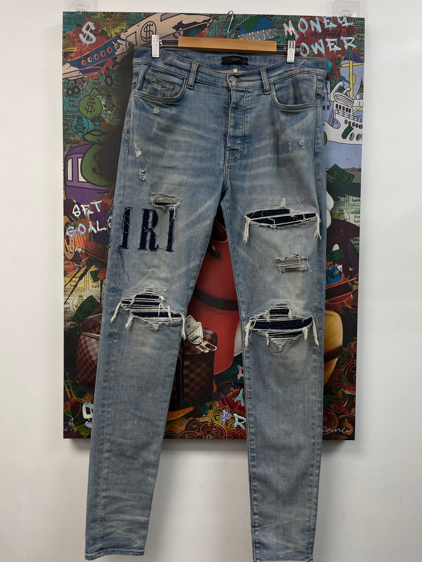 Amiri Denim Side Logo Jeans