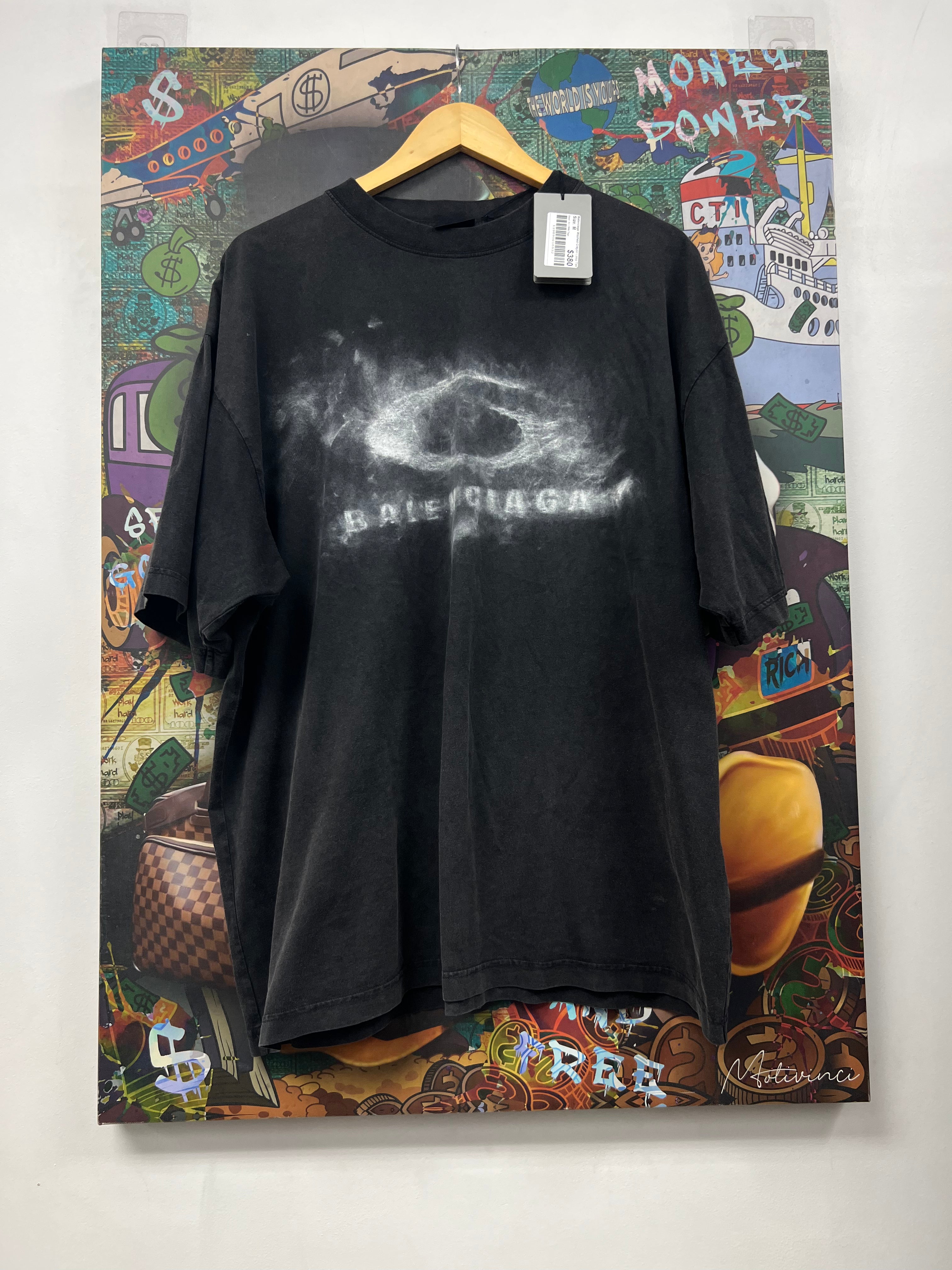 Balenciaga Washed Crayon Loop Tee