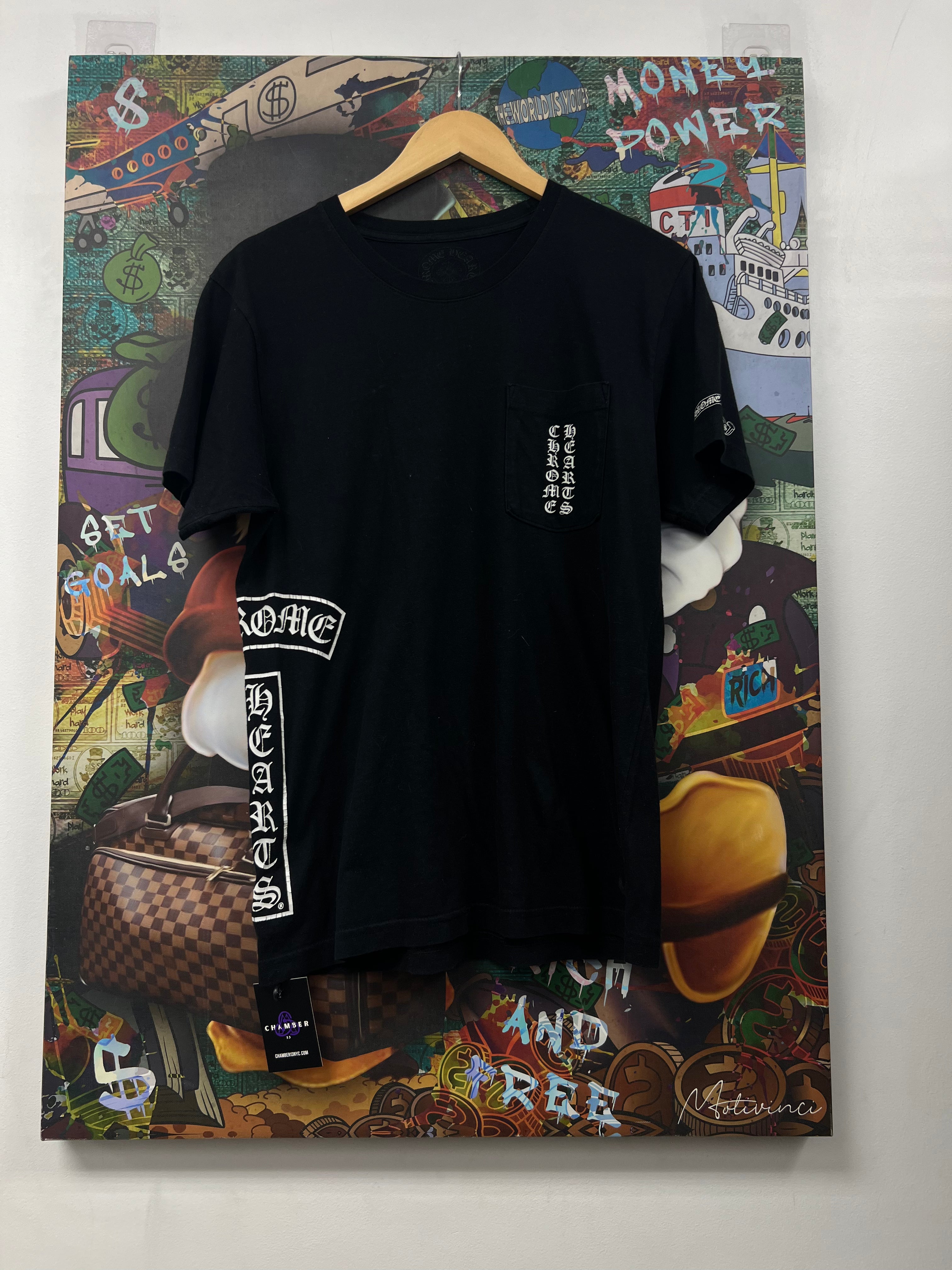 Chrome Hearts Black T-Bar Tee