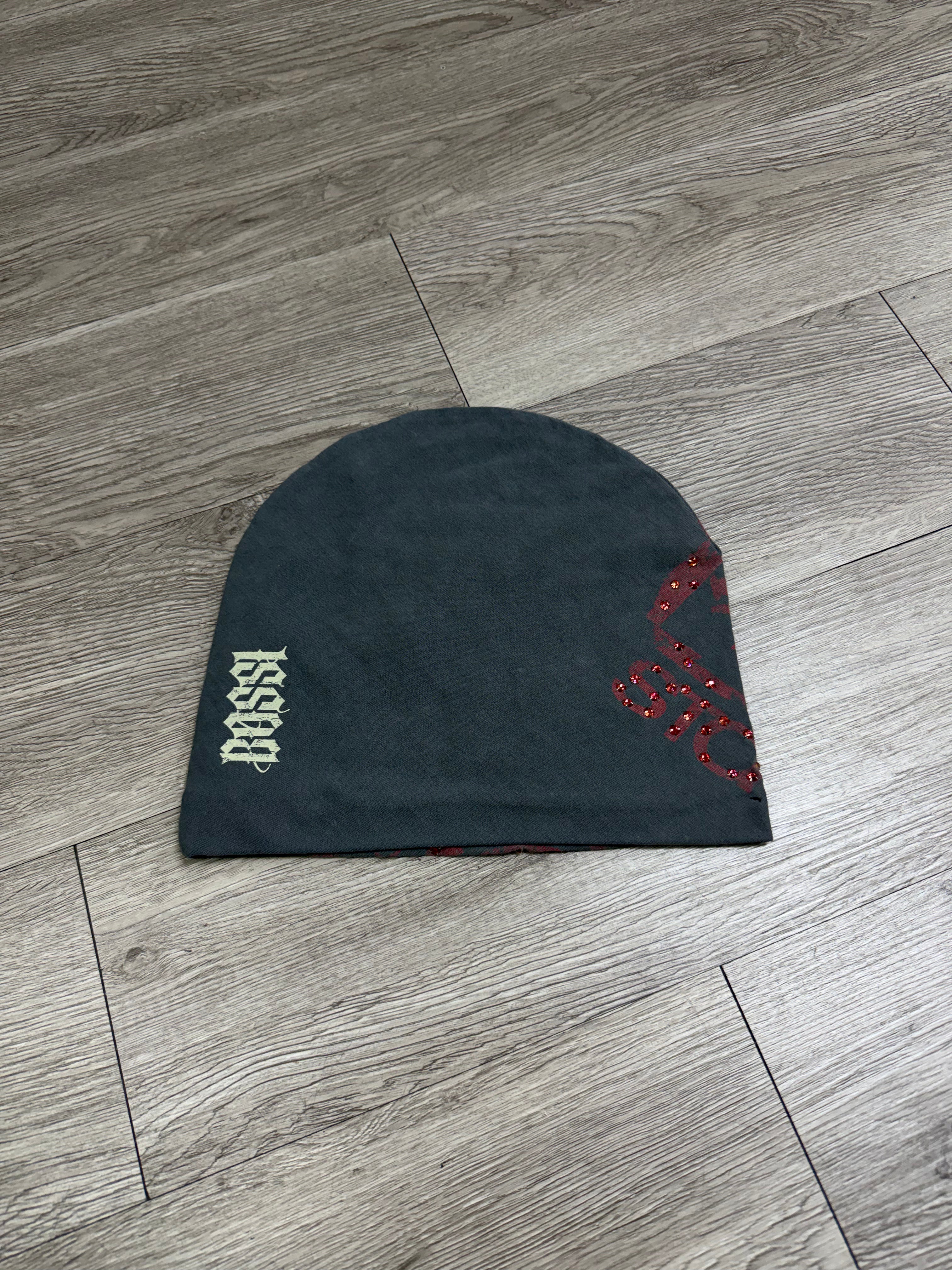 Bossi Red Reaper Rhinestone Beanie