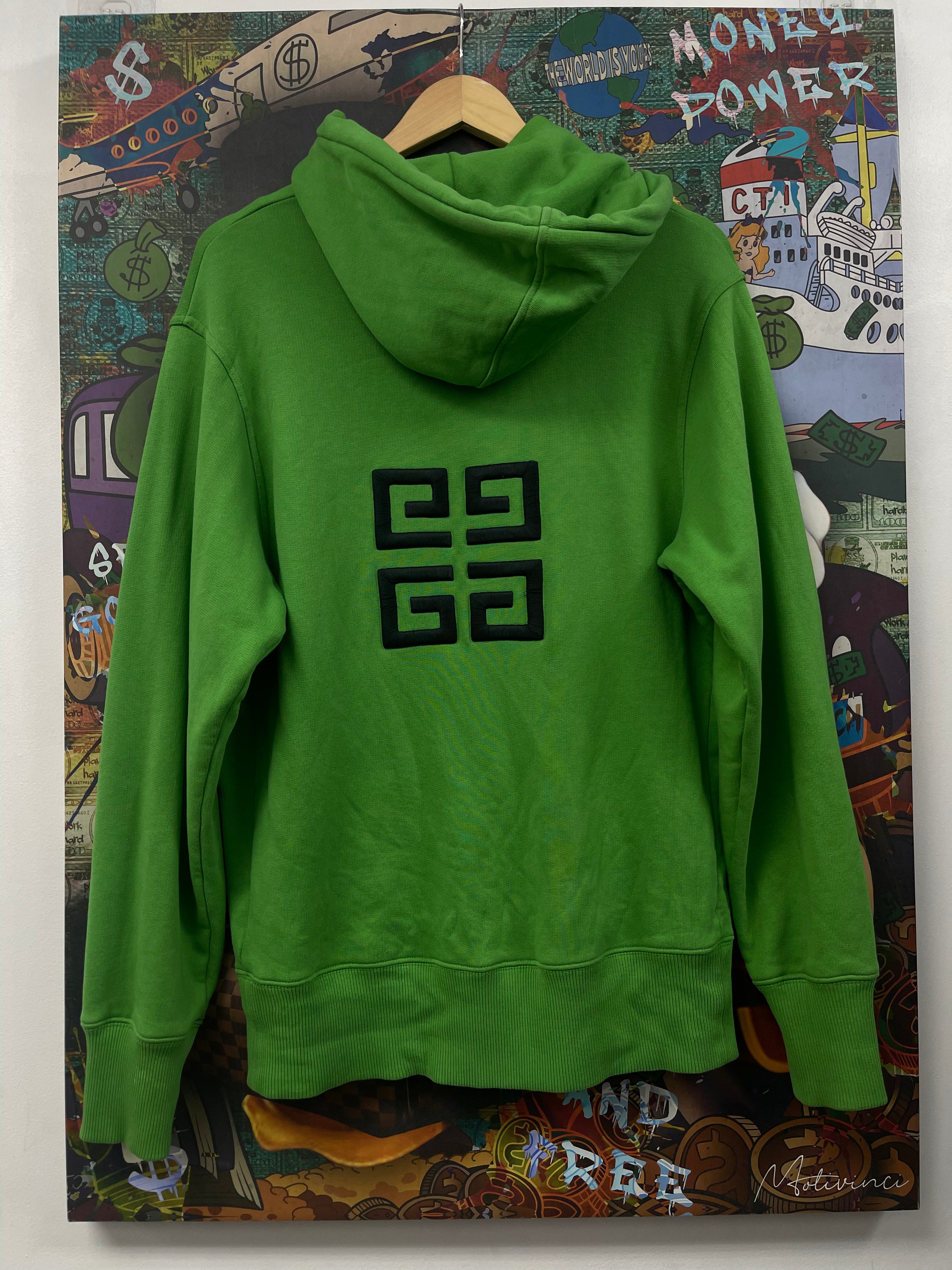 Givenchy Green Reaper LoGo Hoodie