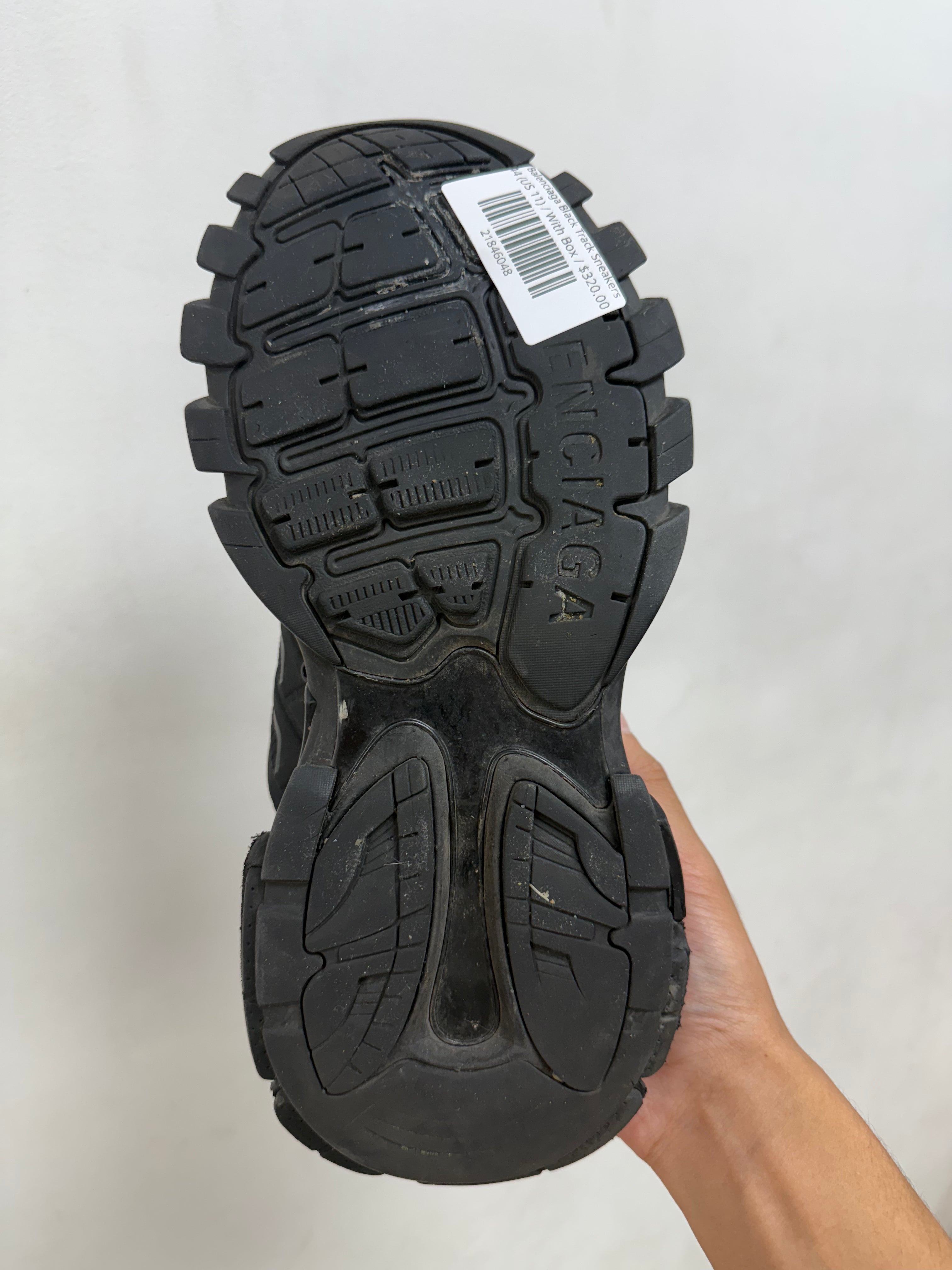 Balenciaga Black Track Sneakers
