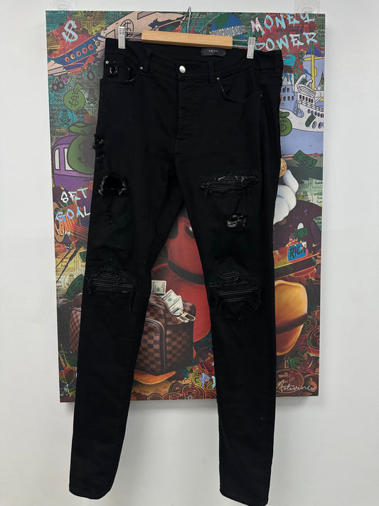 Amiri MX1 Black Black Patch Used 36 N/A