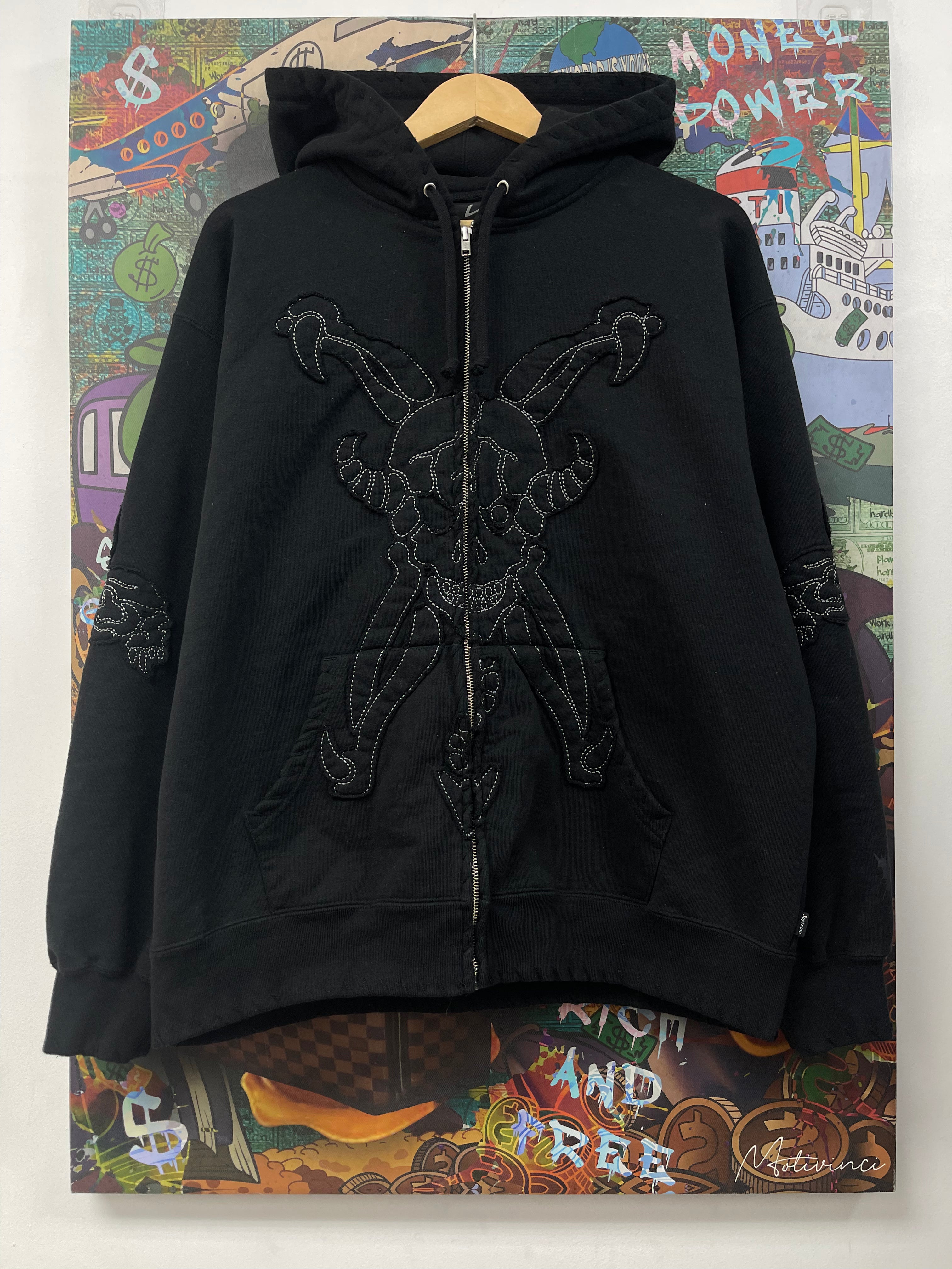 Supreme Black Yohji Yamamoto Zip Up