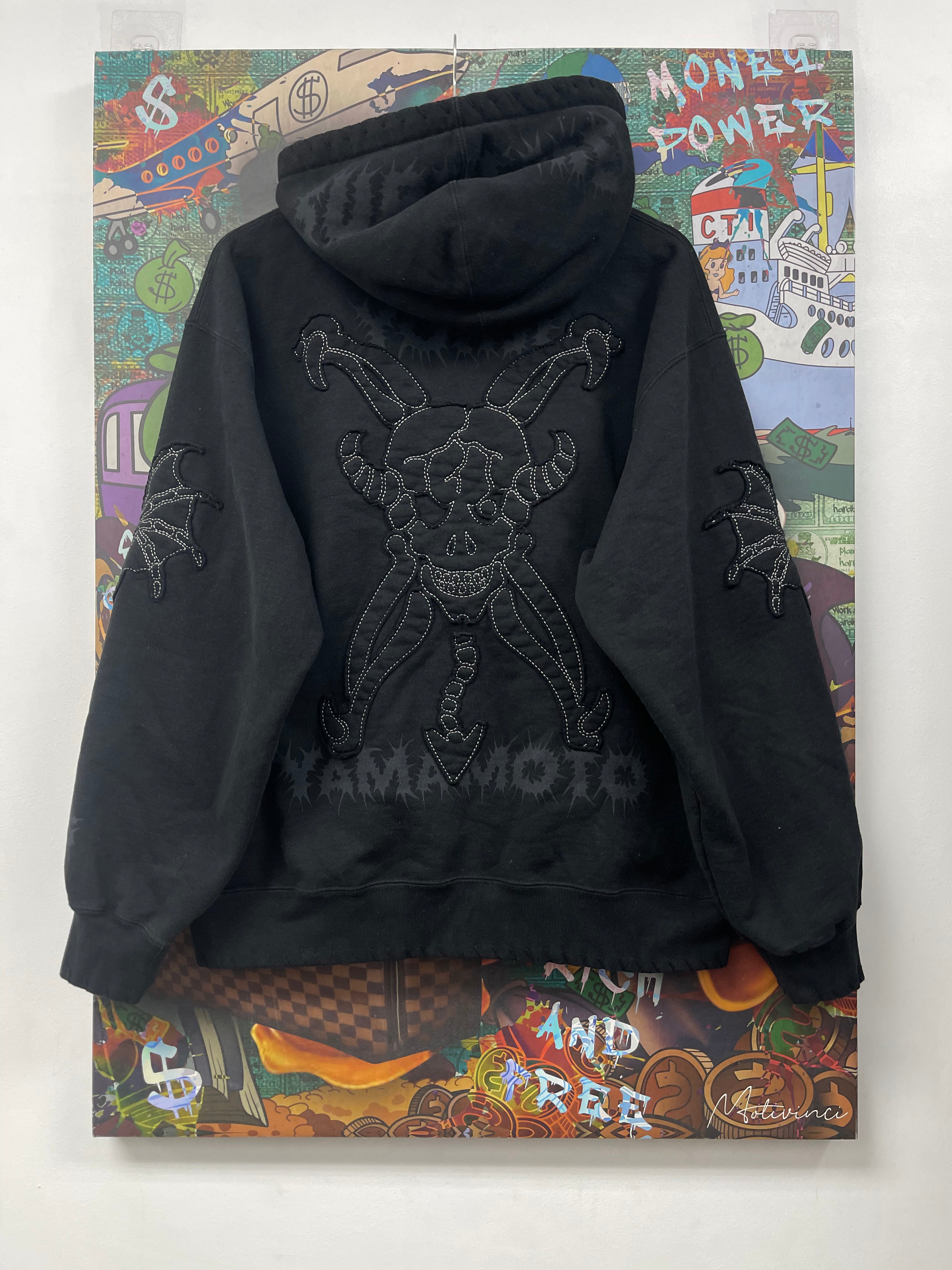 Supreme Black Yohji Yamamoto Zip Up