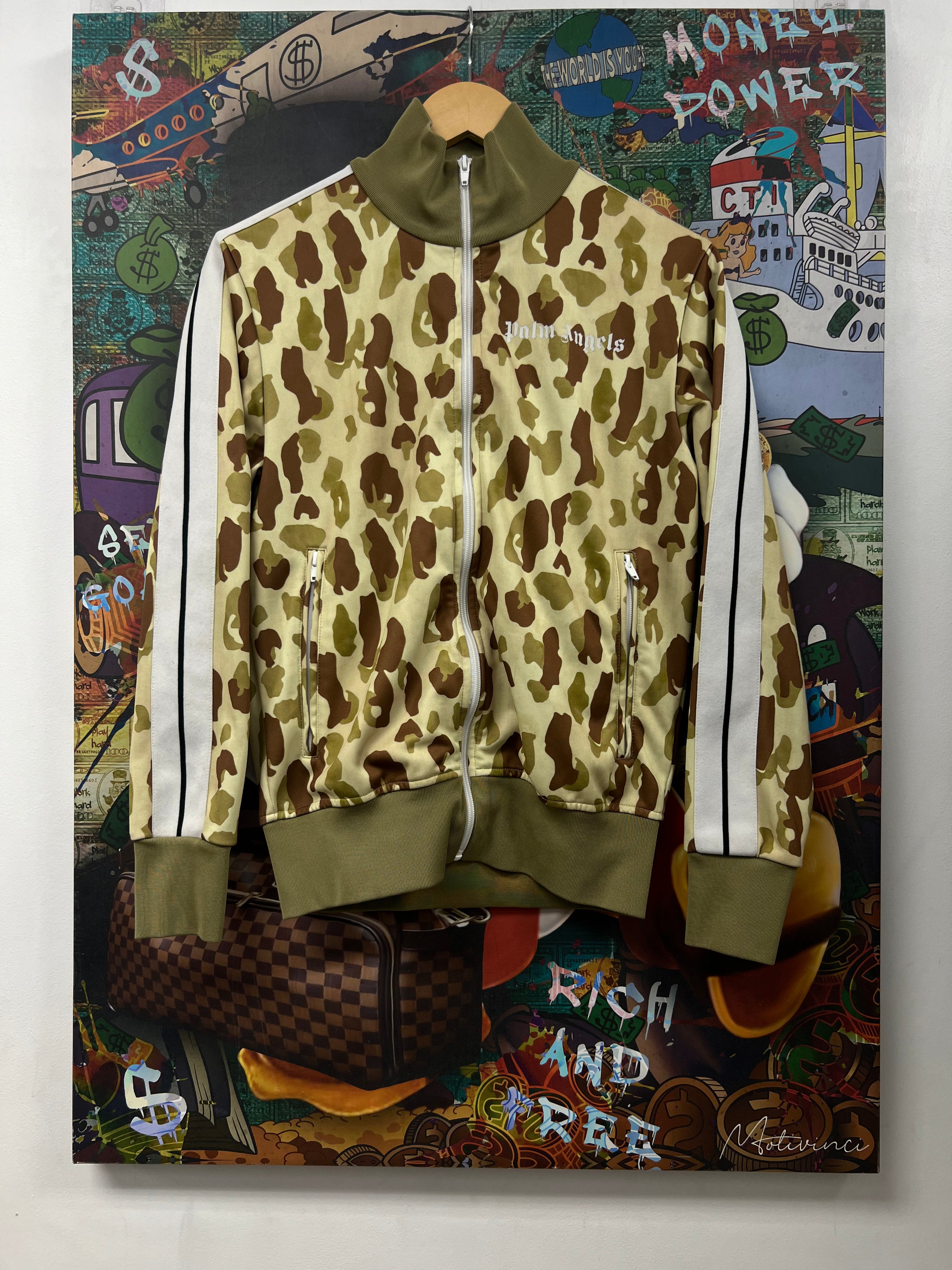 Palm Angels Camo Stripe Track Jacket