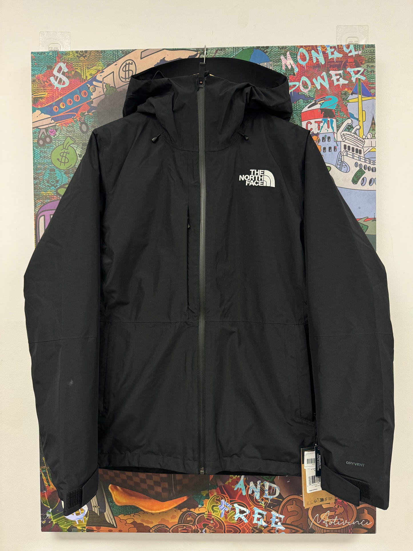 The North Face Thermoball Shell Jacket Black New Women's Large With Tags