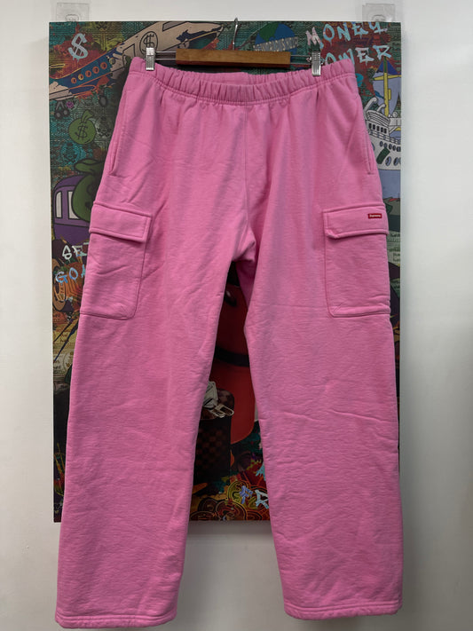 Supreme Small Box Logo Pink Sweatpants