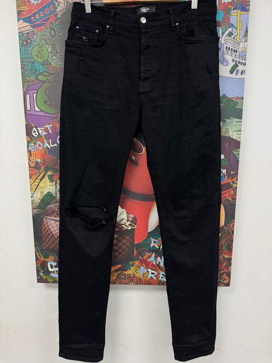 Amiri Plain Thrasher Black Used 38 (Tailored 36) N/A