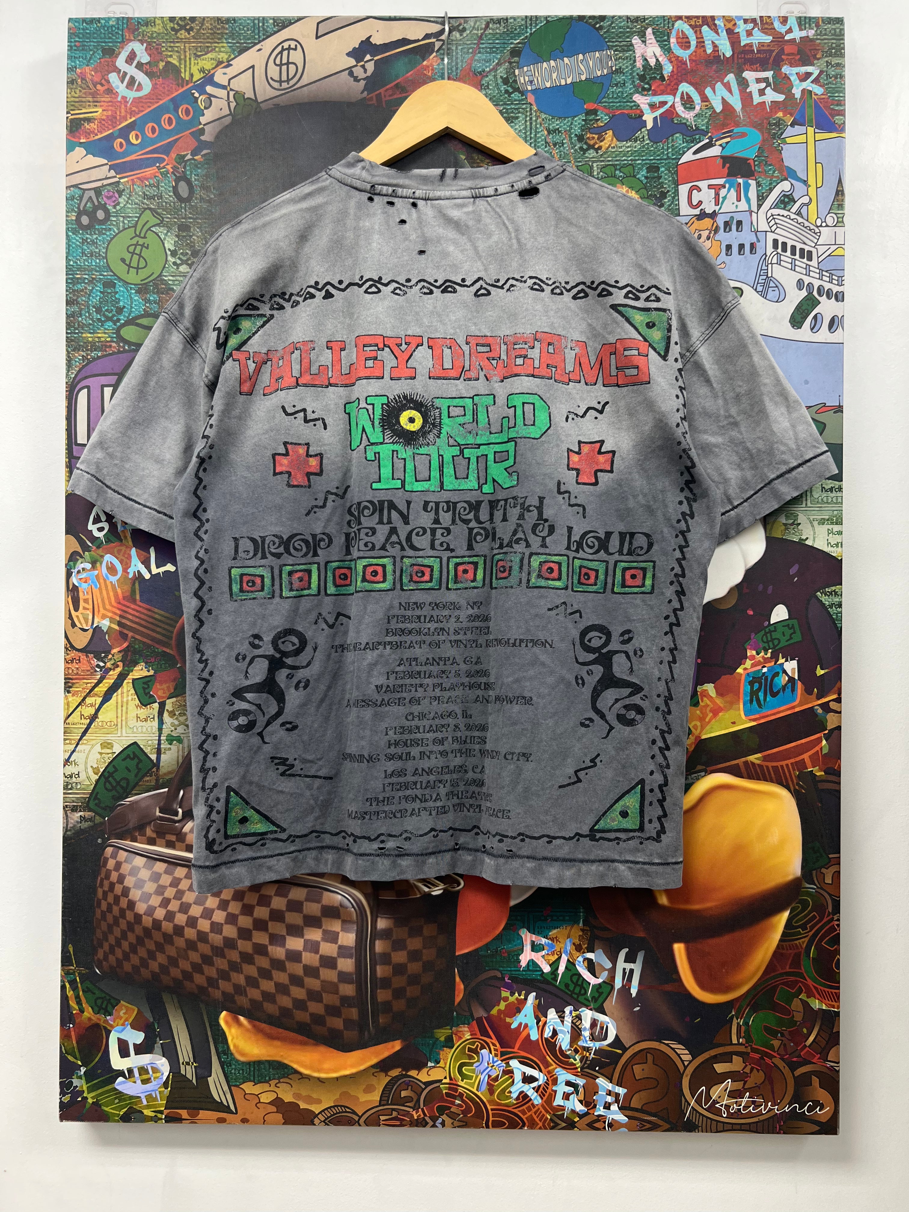 Vale Faded Chaos Bling Tee