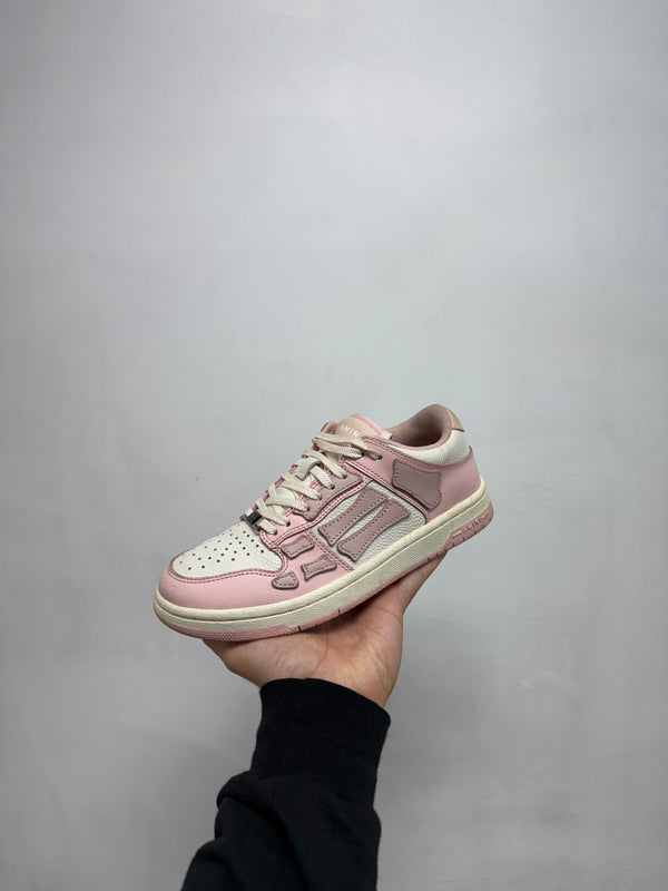 Amiri Pink Skel-Top Low Sneakers