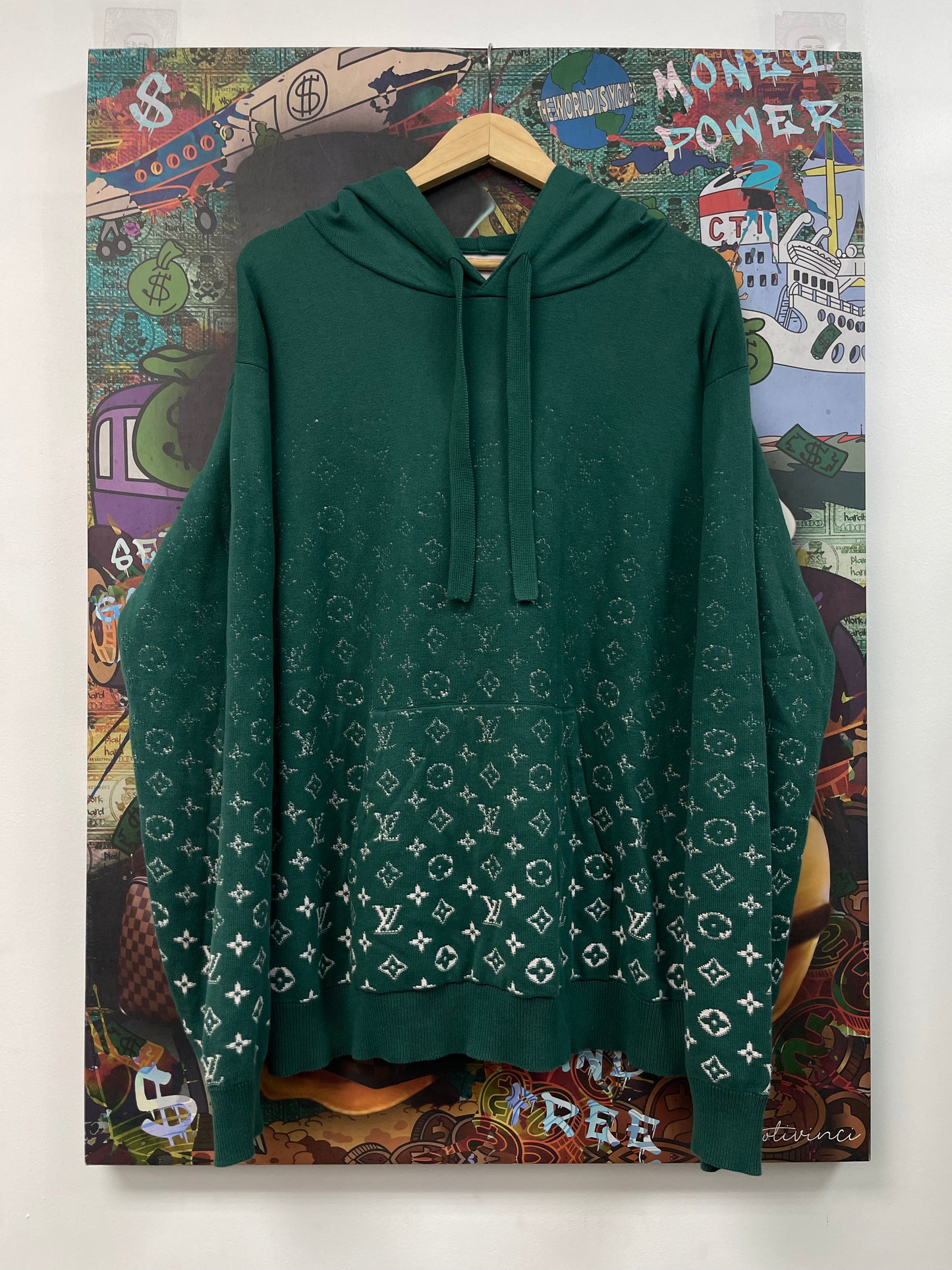 Louis Vuitton Monogram Green Hoodie
