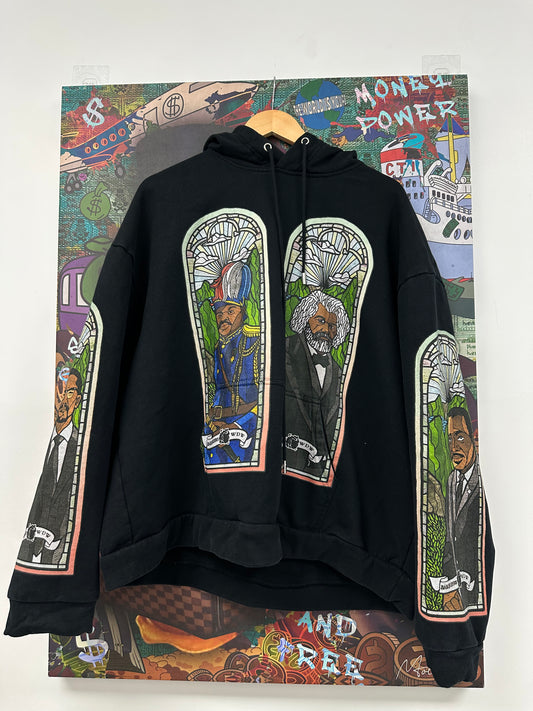 WDW Barriers Hoodie Black Used XL N/A