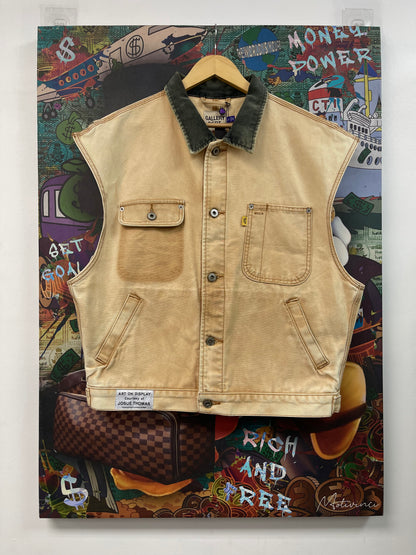 Gallery Dept Denim Cream Vest