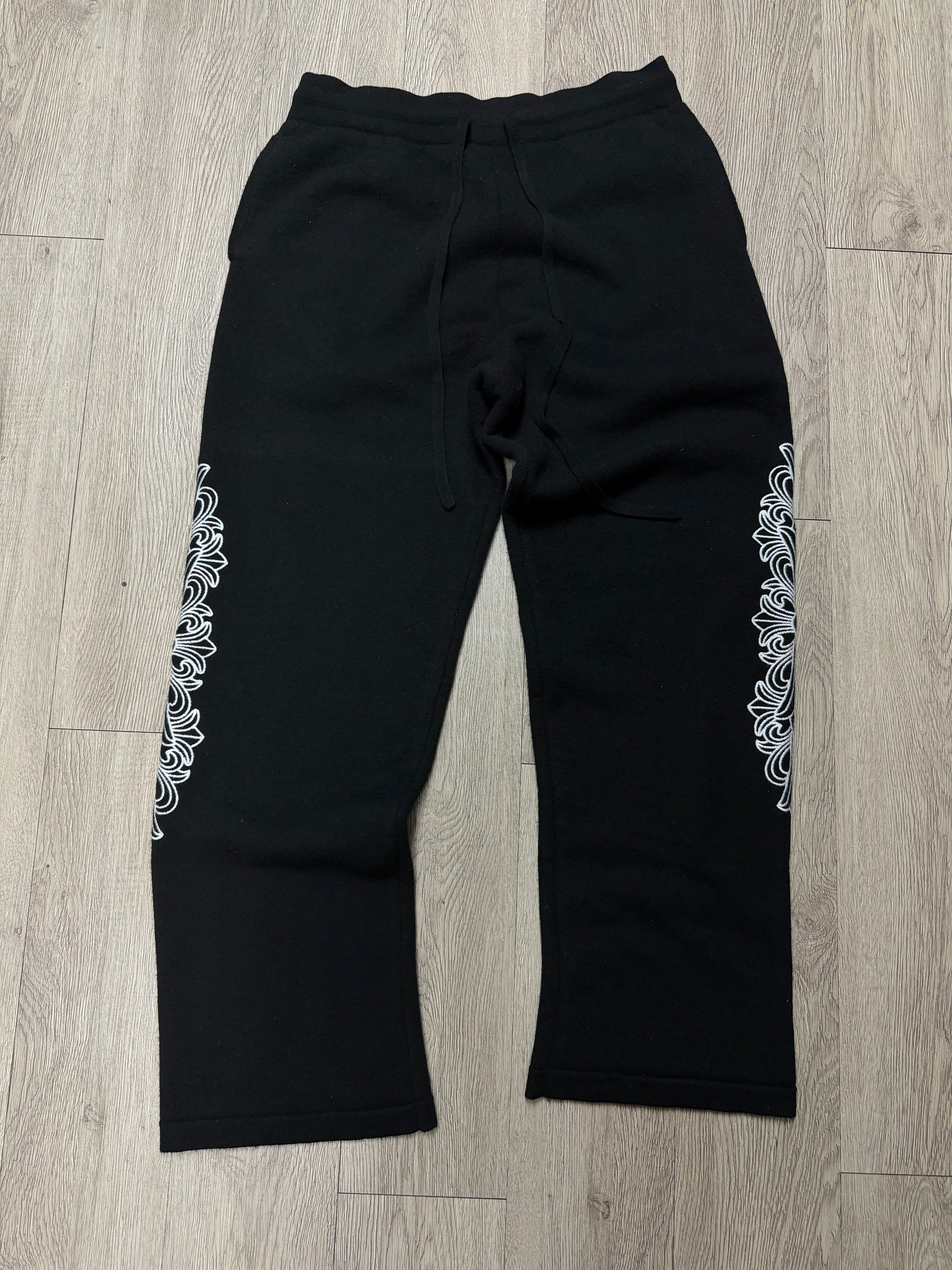 Chrome Hearts Black Cashmere Sweats