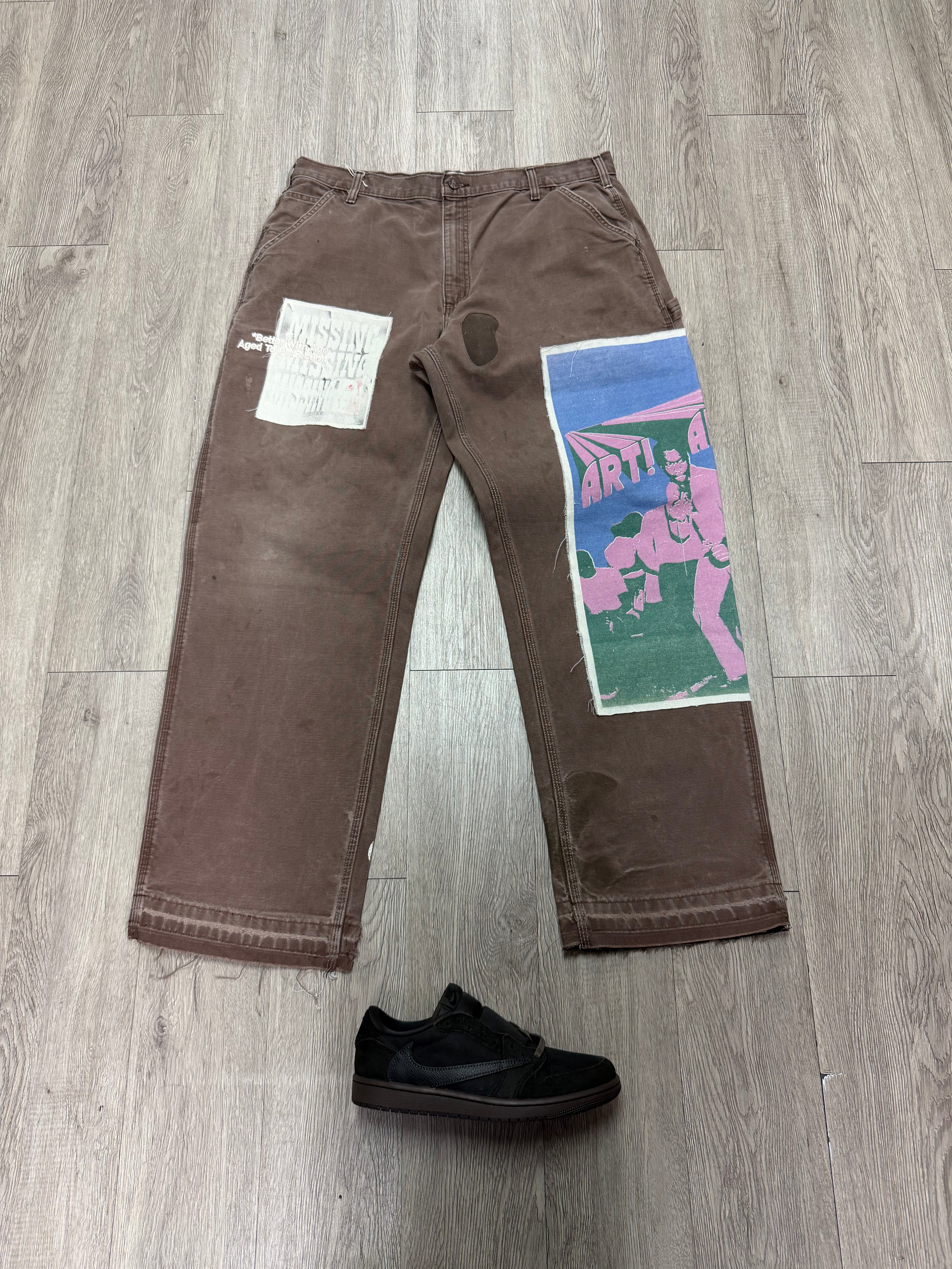 Better With Age 'Feck Carpenter' Black Jeans