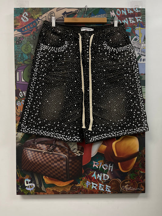 Vale Forever Black Rainstorm Shorts