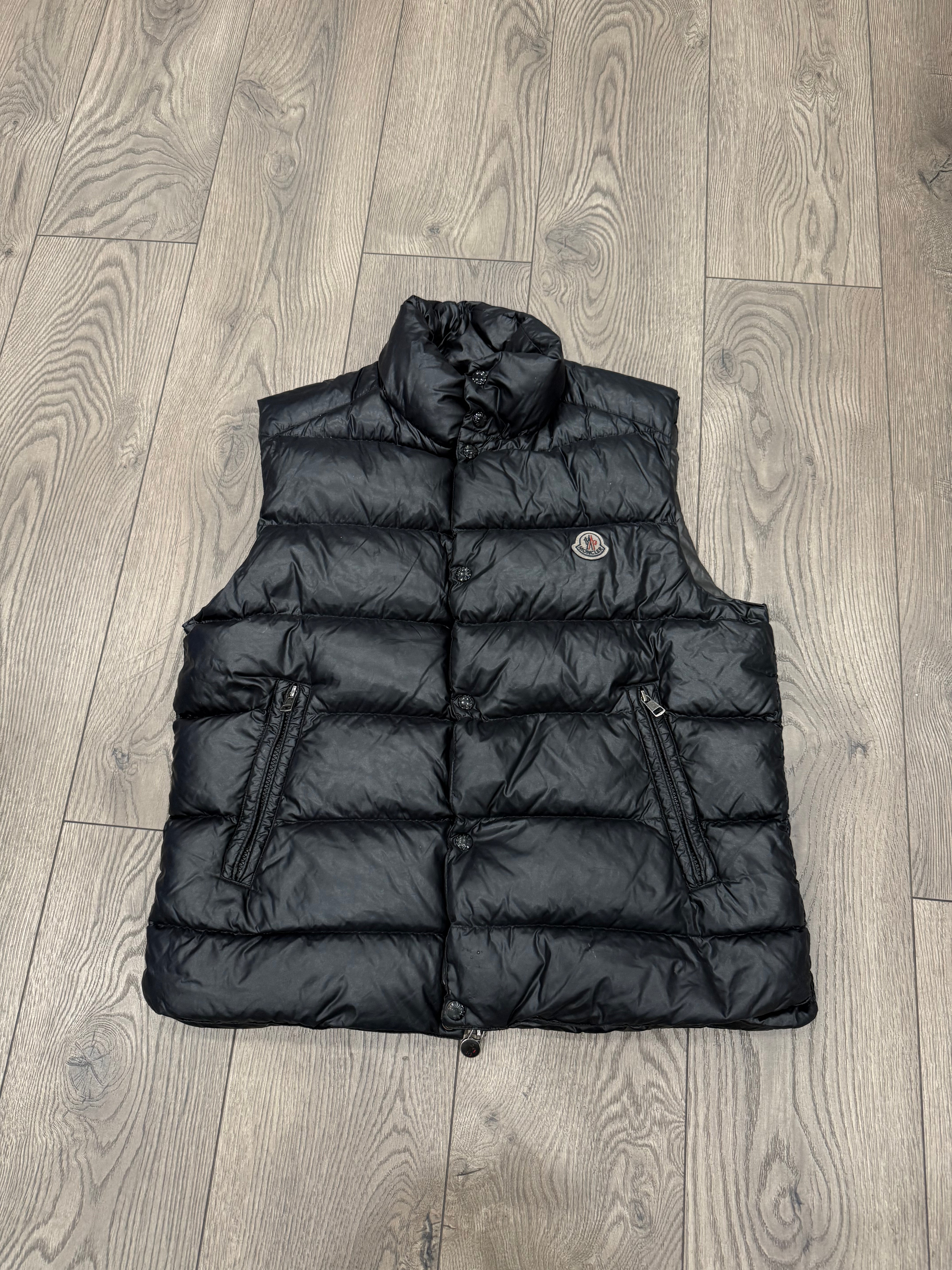 Moncler Black Tibb (Needs Repair) Puffer Vest