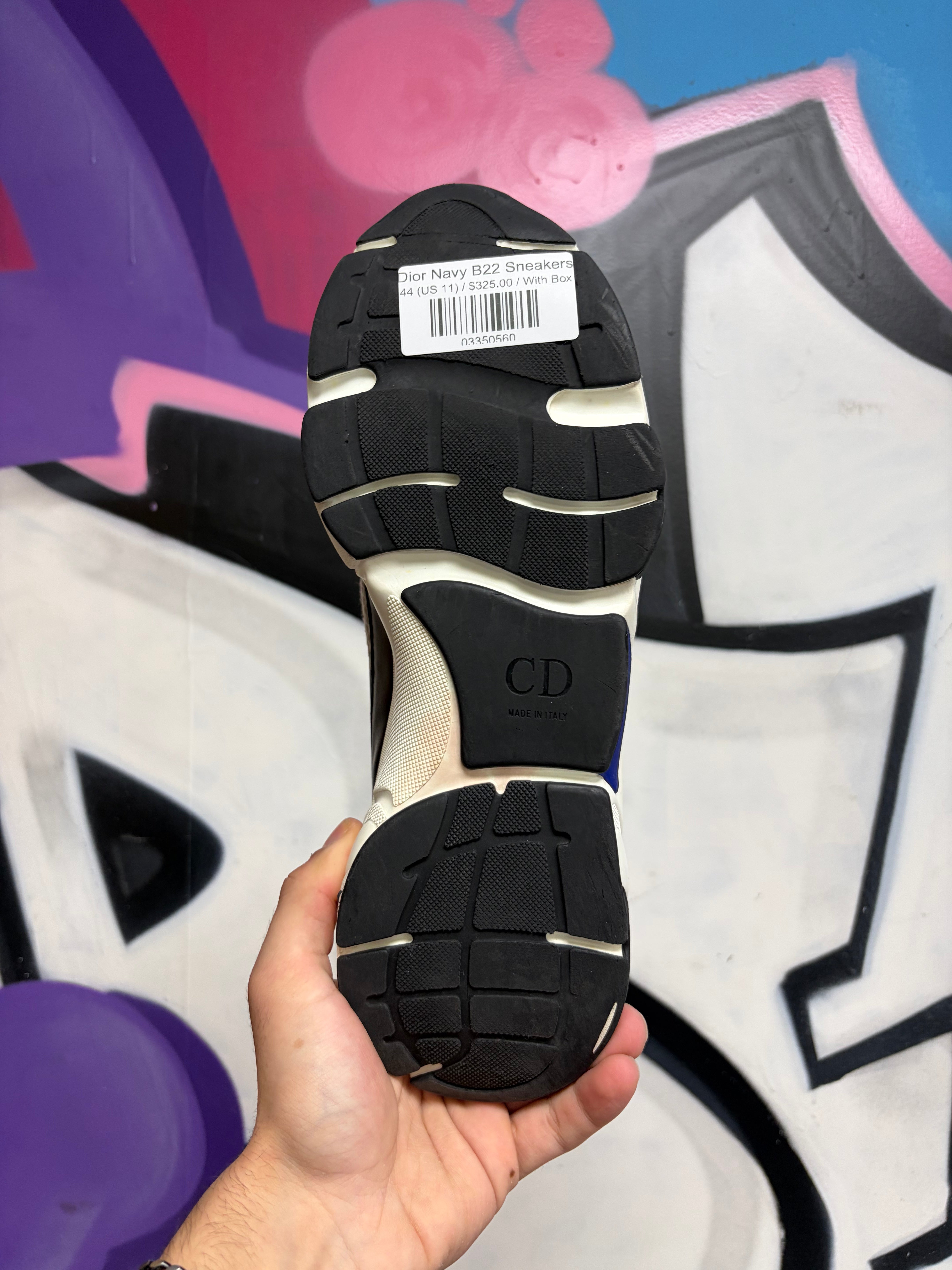 Dior Navy B22 Sneakers