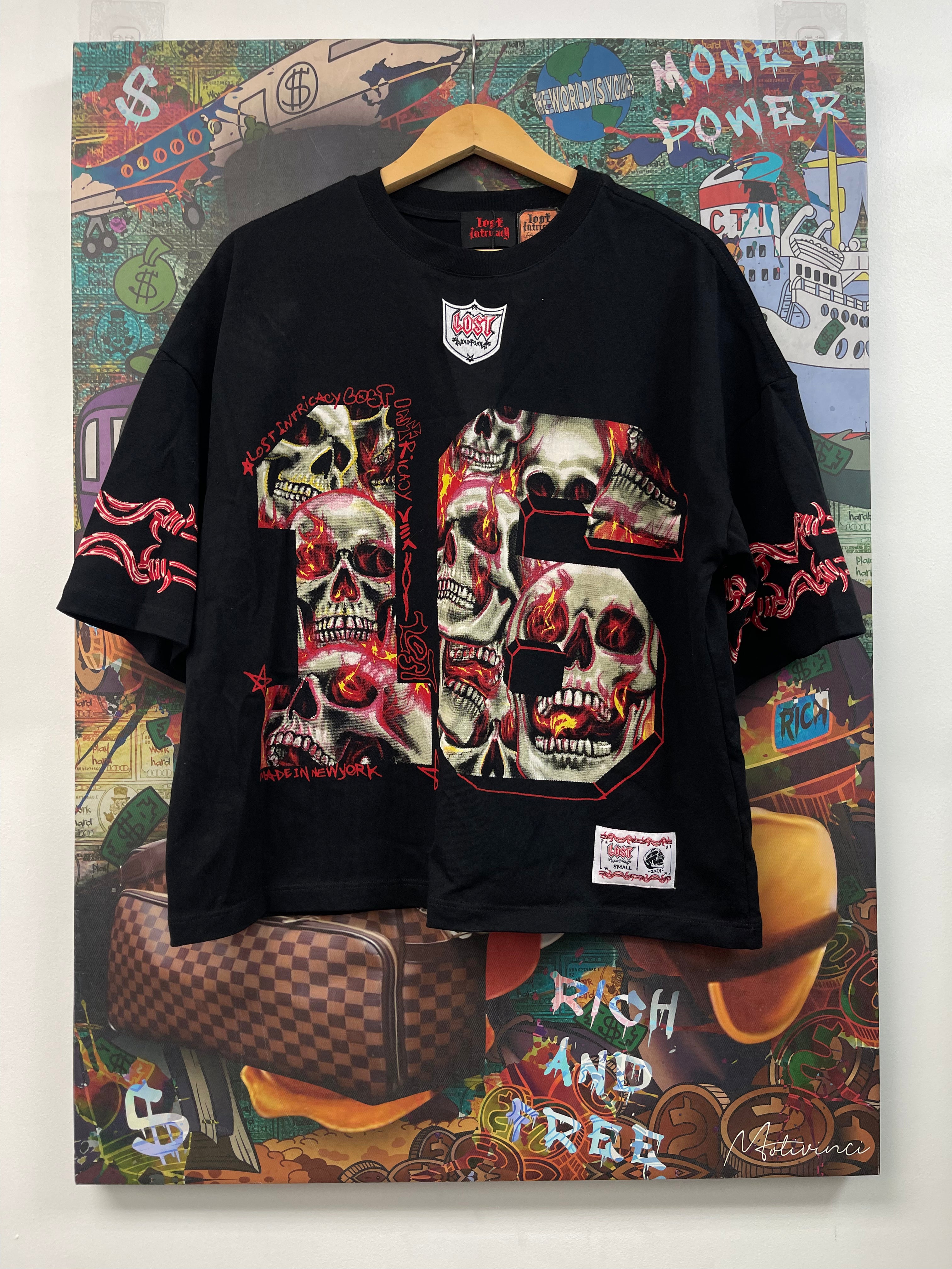 Lost Intricacy Football Jersey Tee