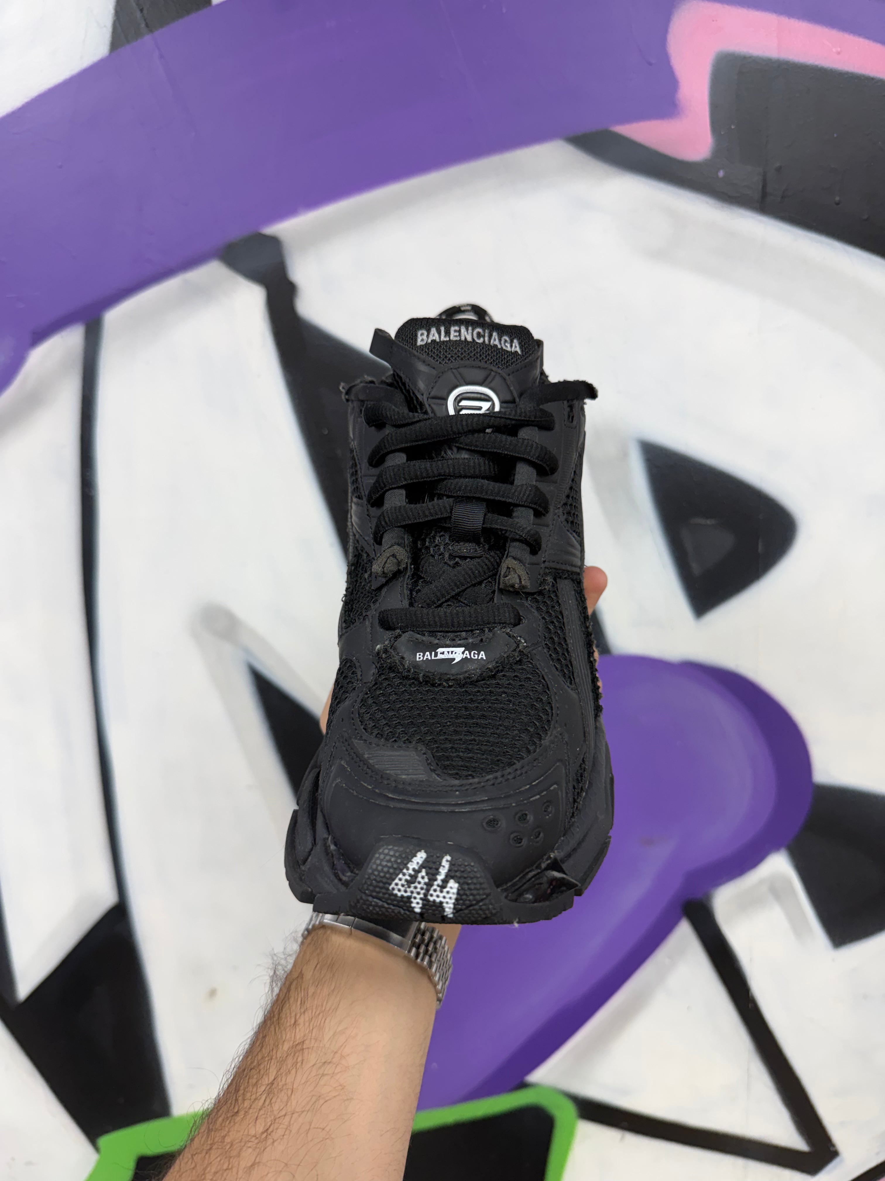 Balenciaga Triple Black Runner Sneakers