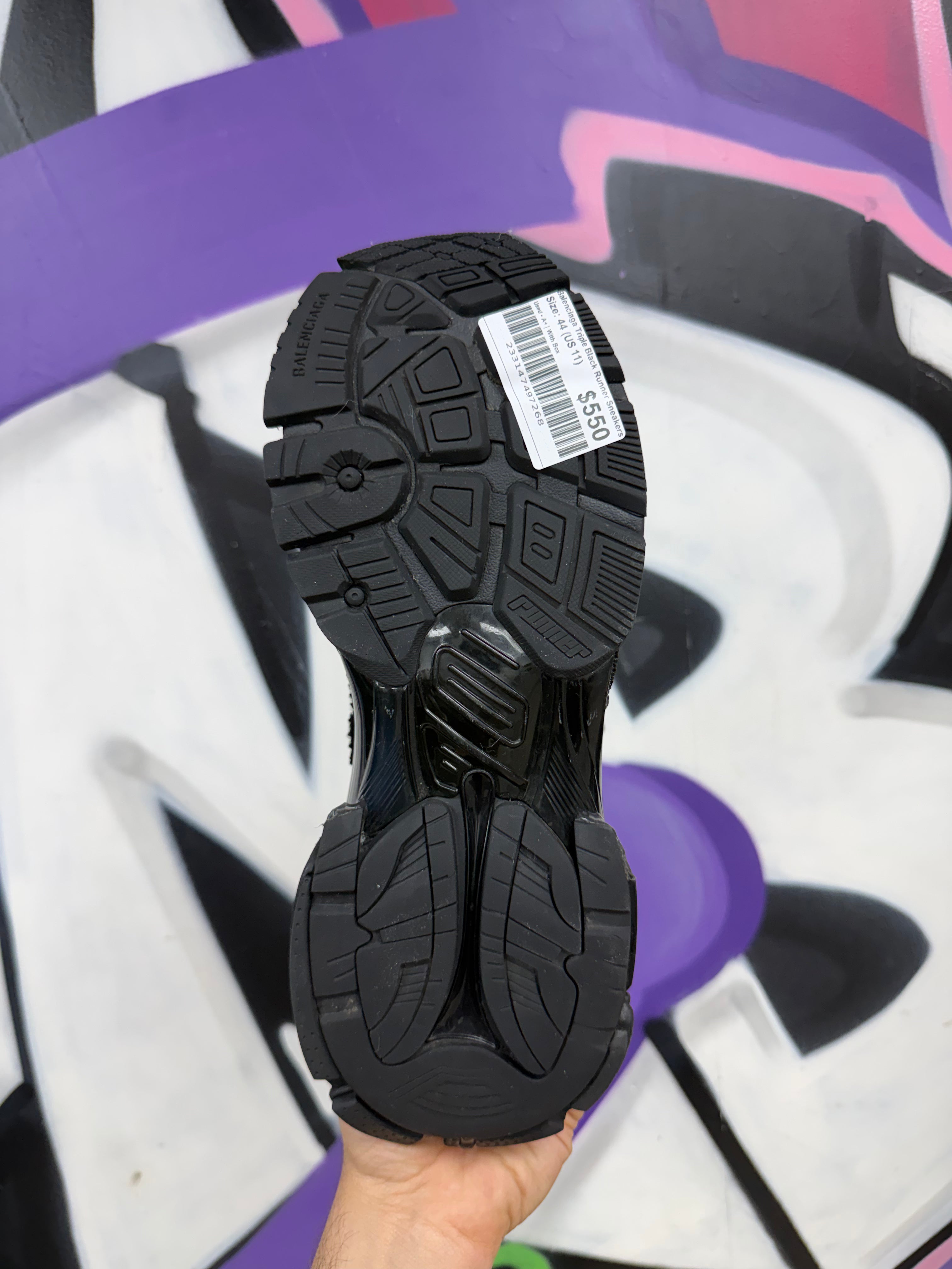 Balenciaga Triple Black Runner Sneakers