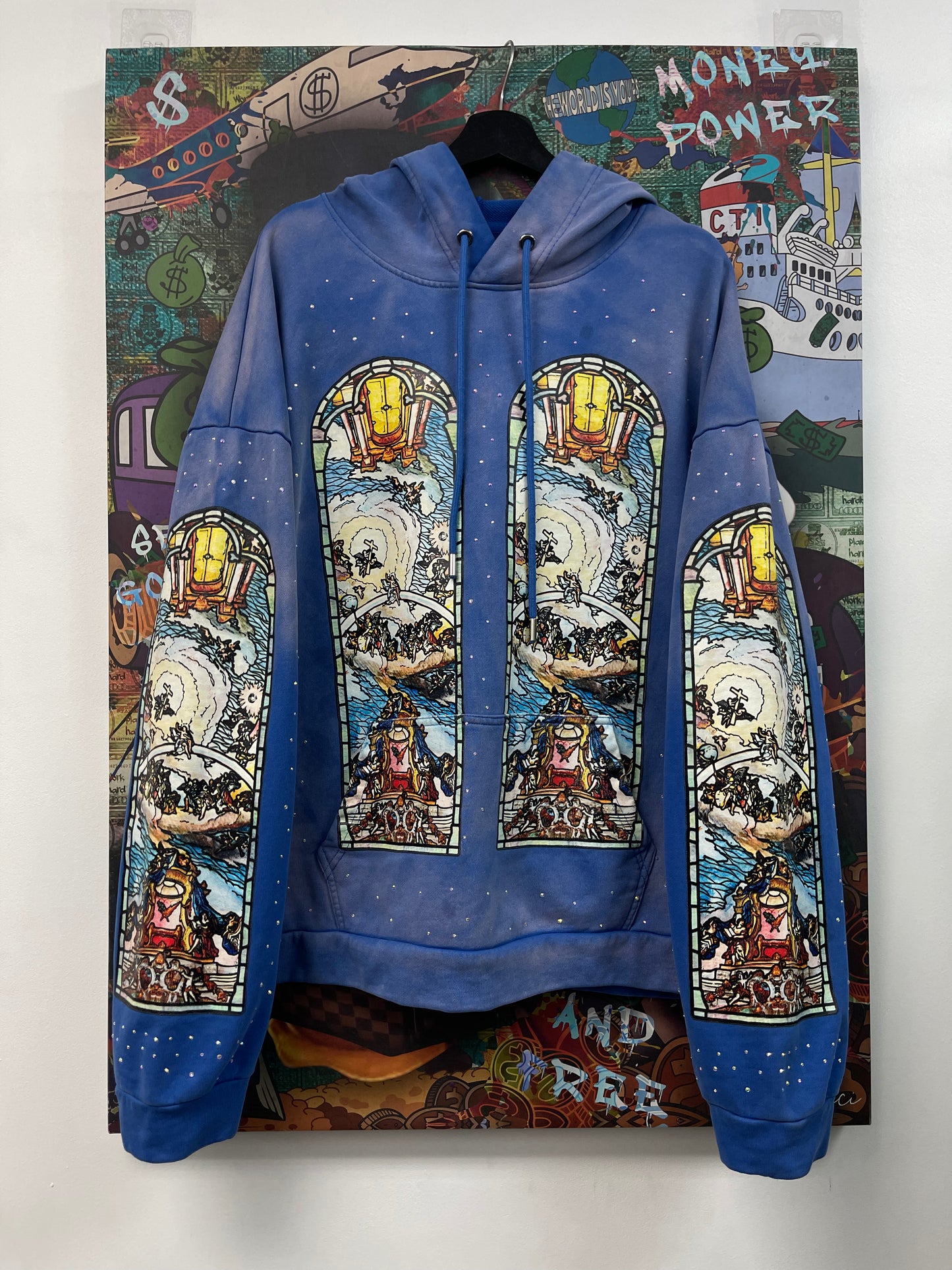 Who Decides War Blue Chalice Hoodie
