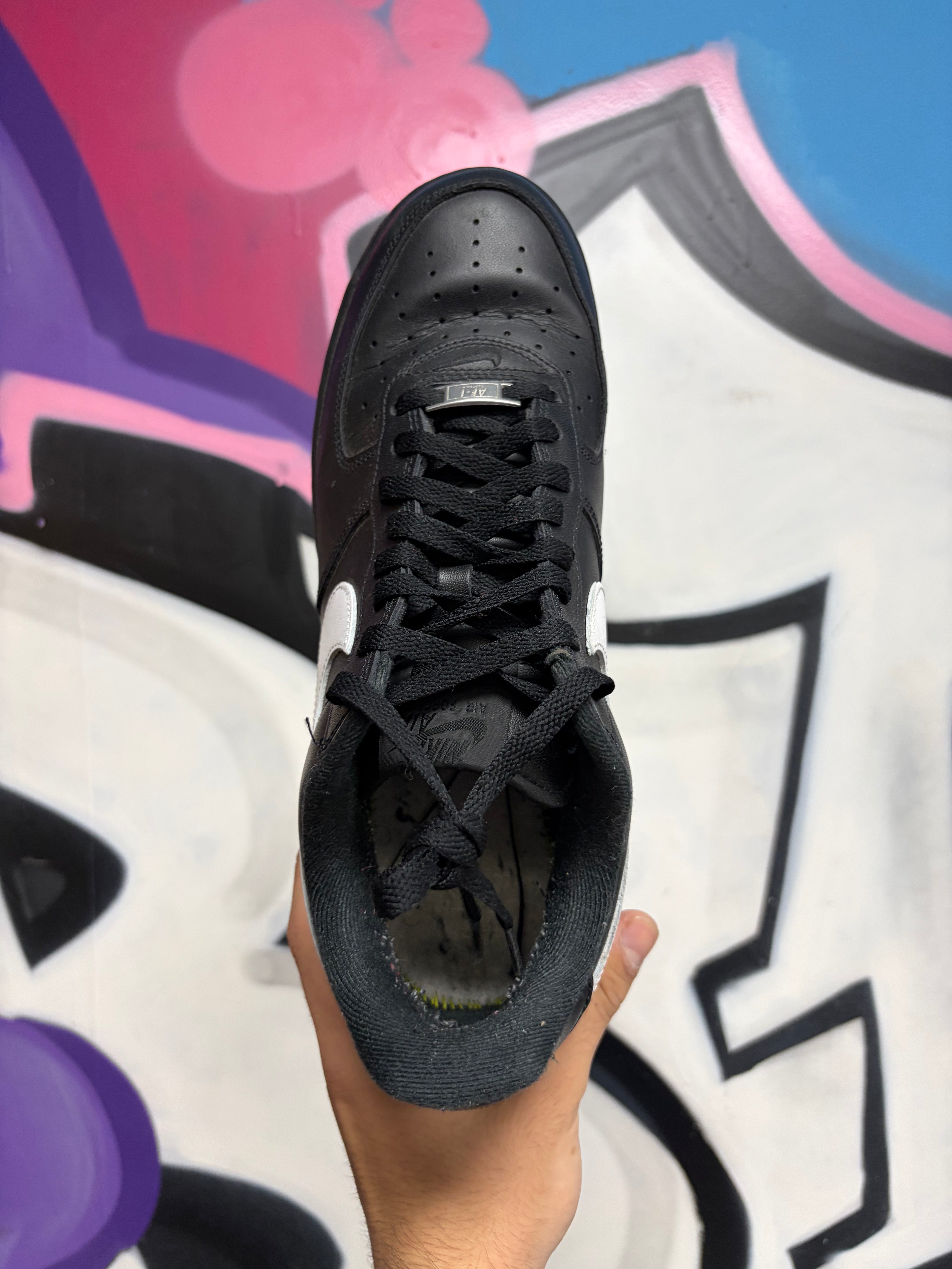 Nike Black White AF1 Sneakers