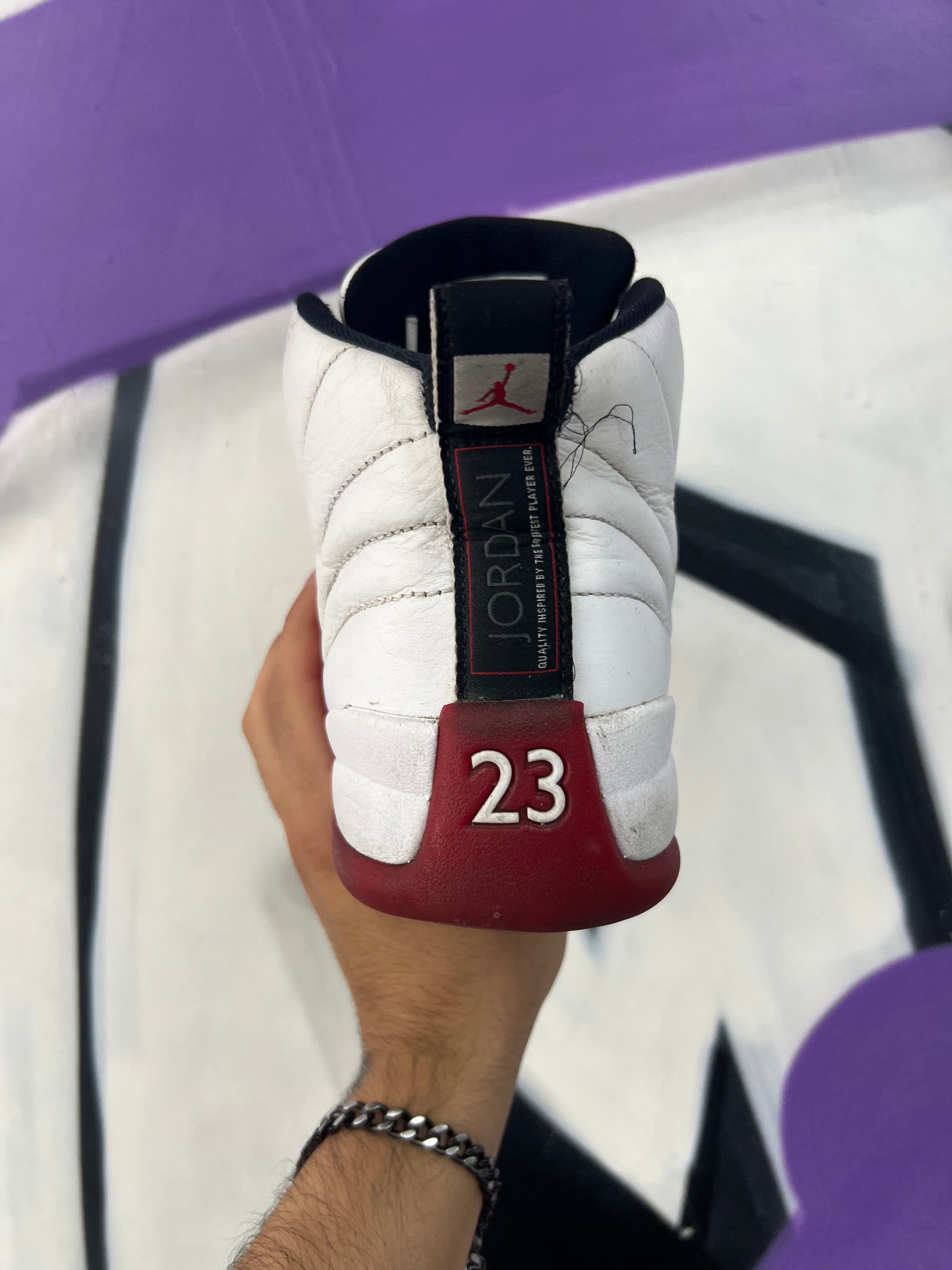 Jordan 12 Cherry Sneakers ( No Insoles)