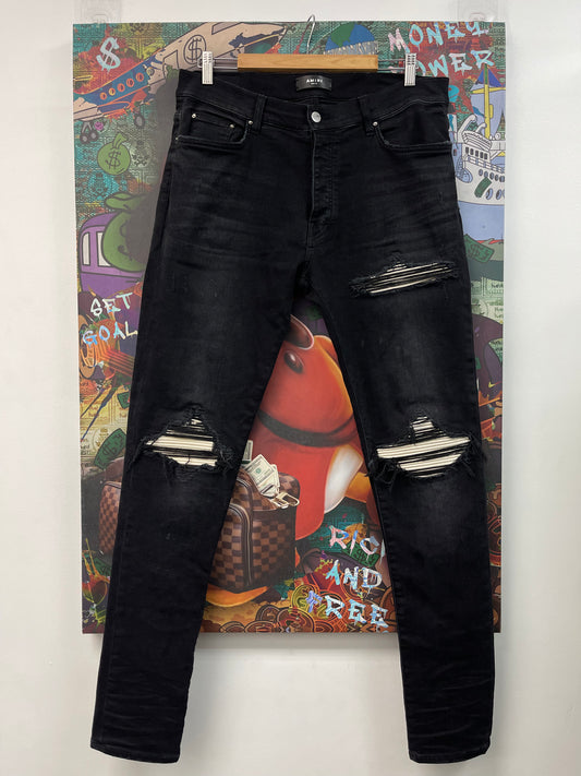 Amiri MX1 Black White Jeans