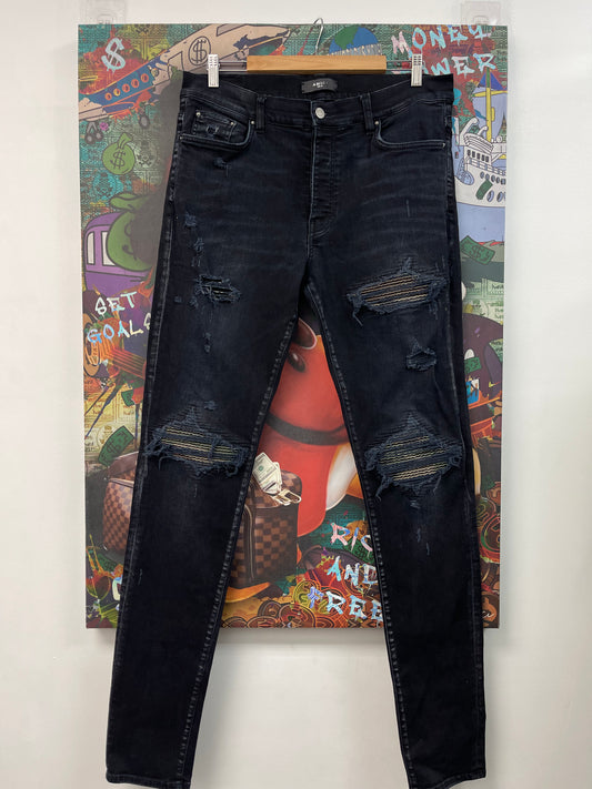 Amiri Mx1 Black Camo Jeans