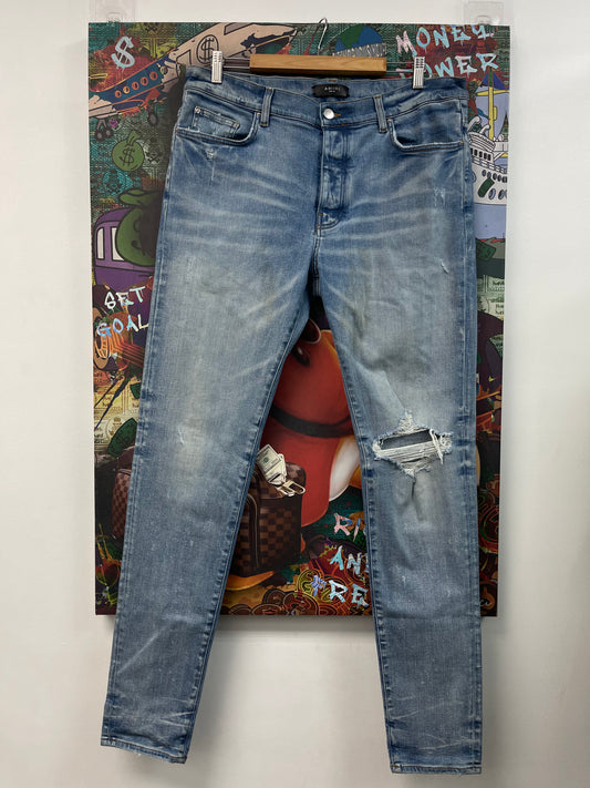 Amiri Thrasher Light Wash Jeans