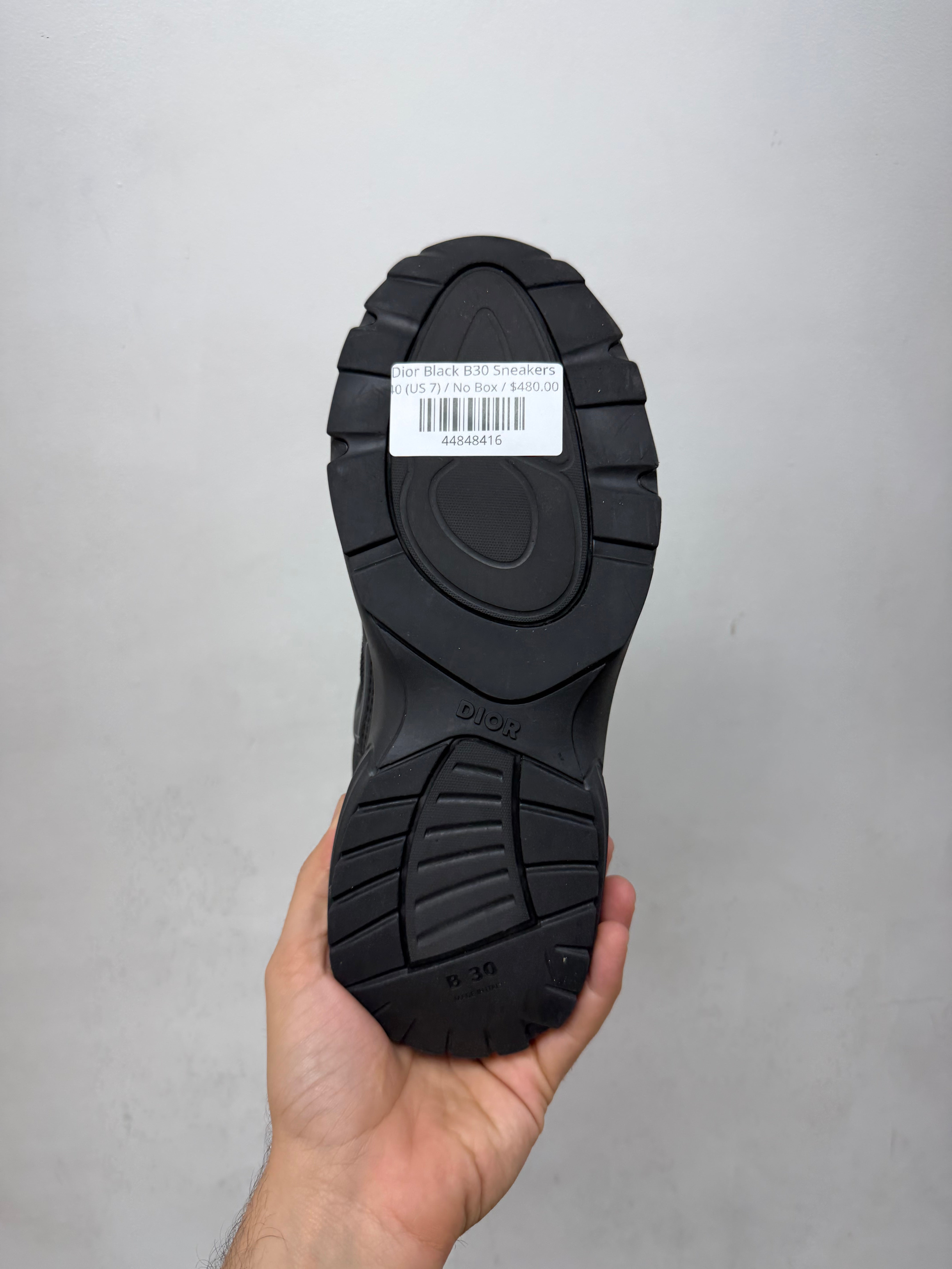 Dior Black B30 Sneakers