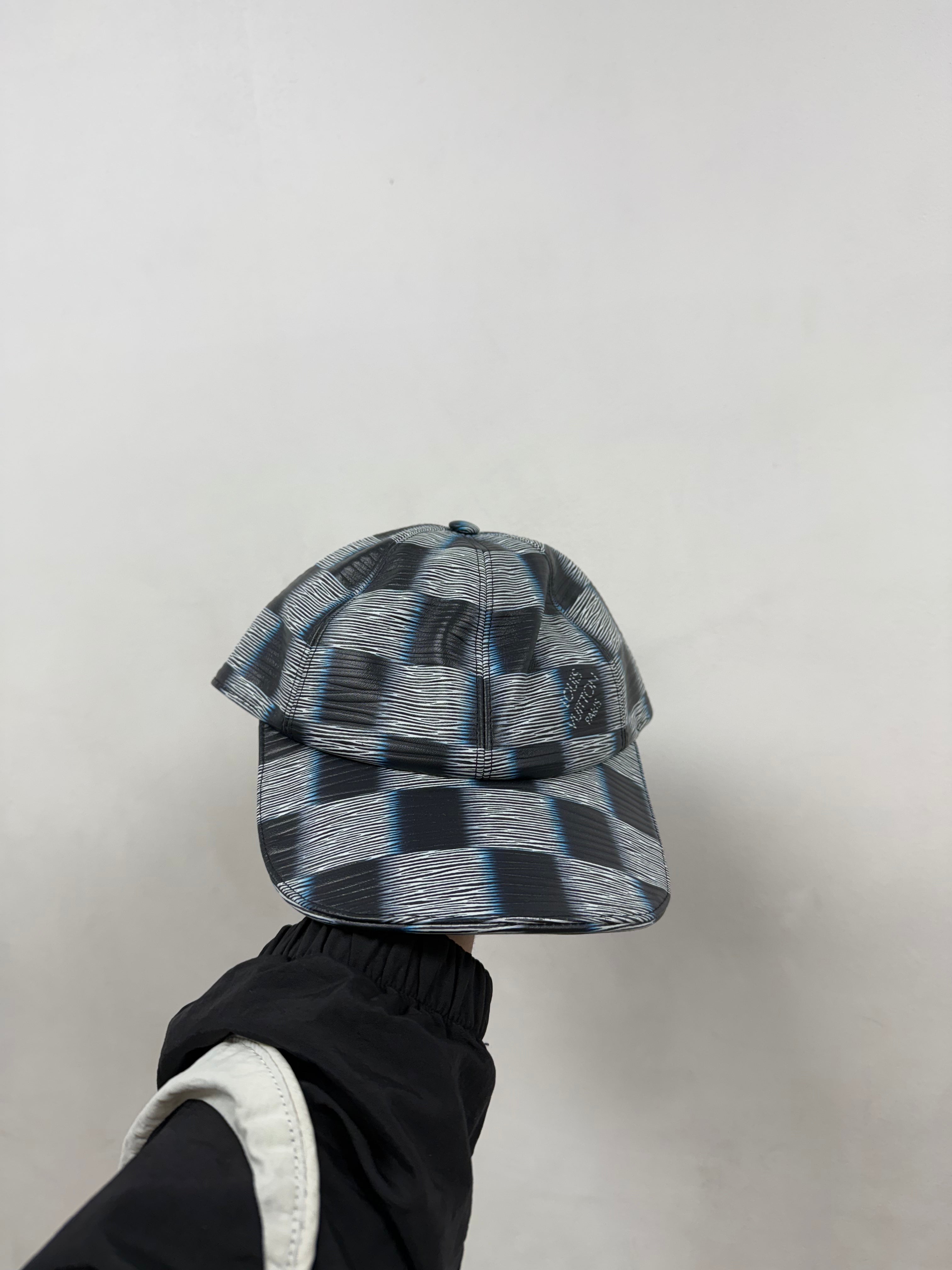 Louis Vuitton Damier Blured Black Blue Hat